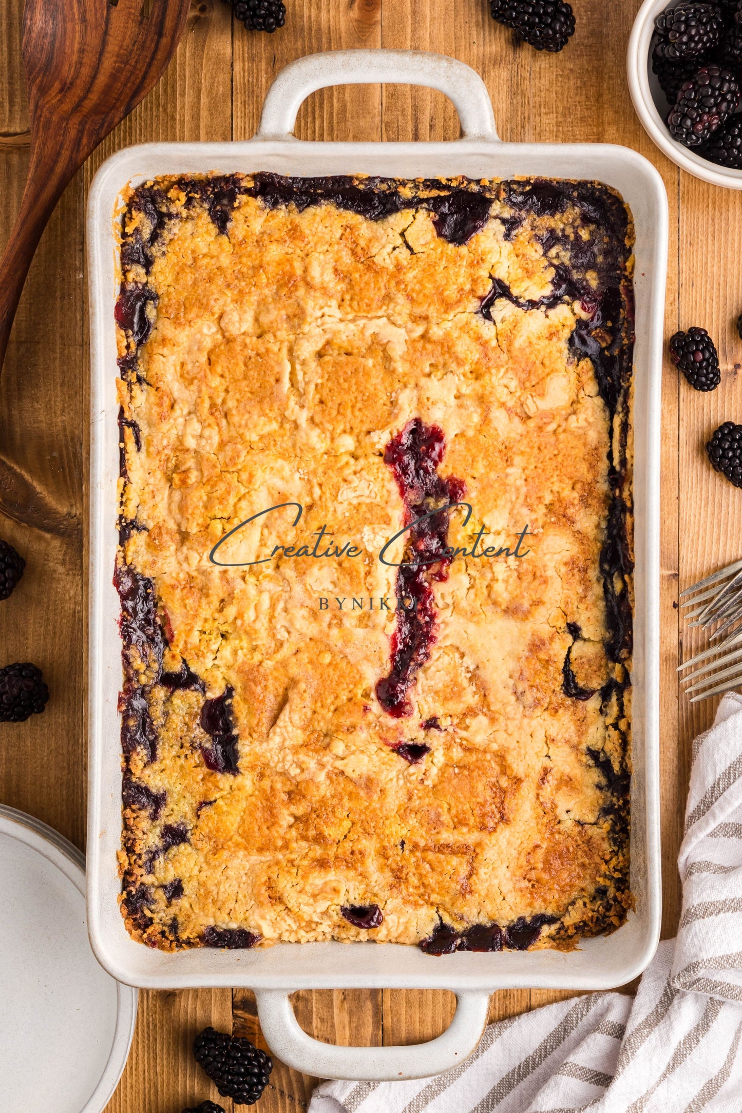 Blackberry Dump Cake  -  Exclusive