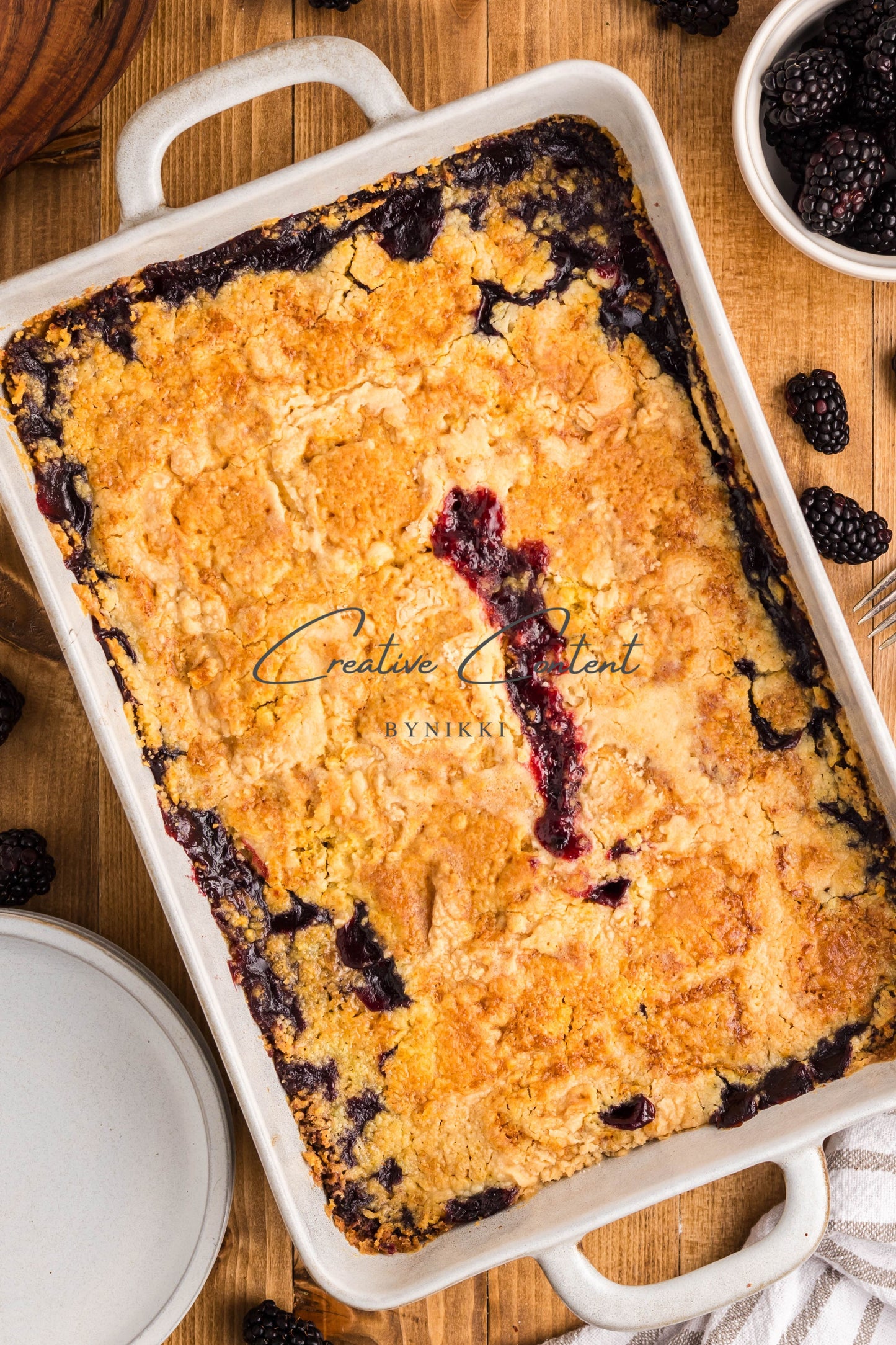 Blackberry Dump Cake  -  Exclusive