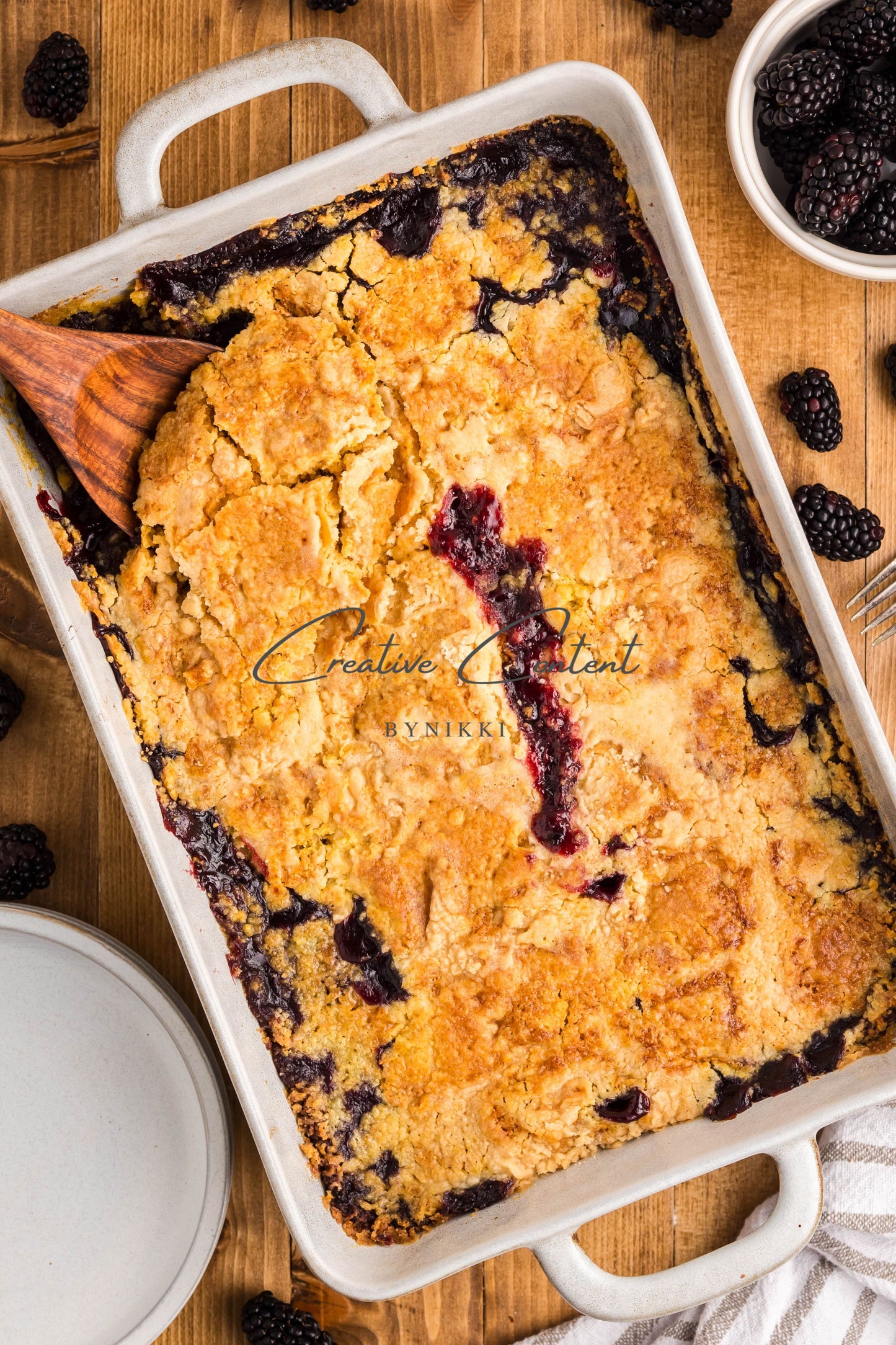 Blackberry Dump Cake  -  Exclusive