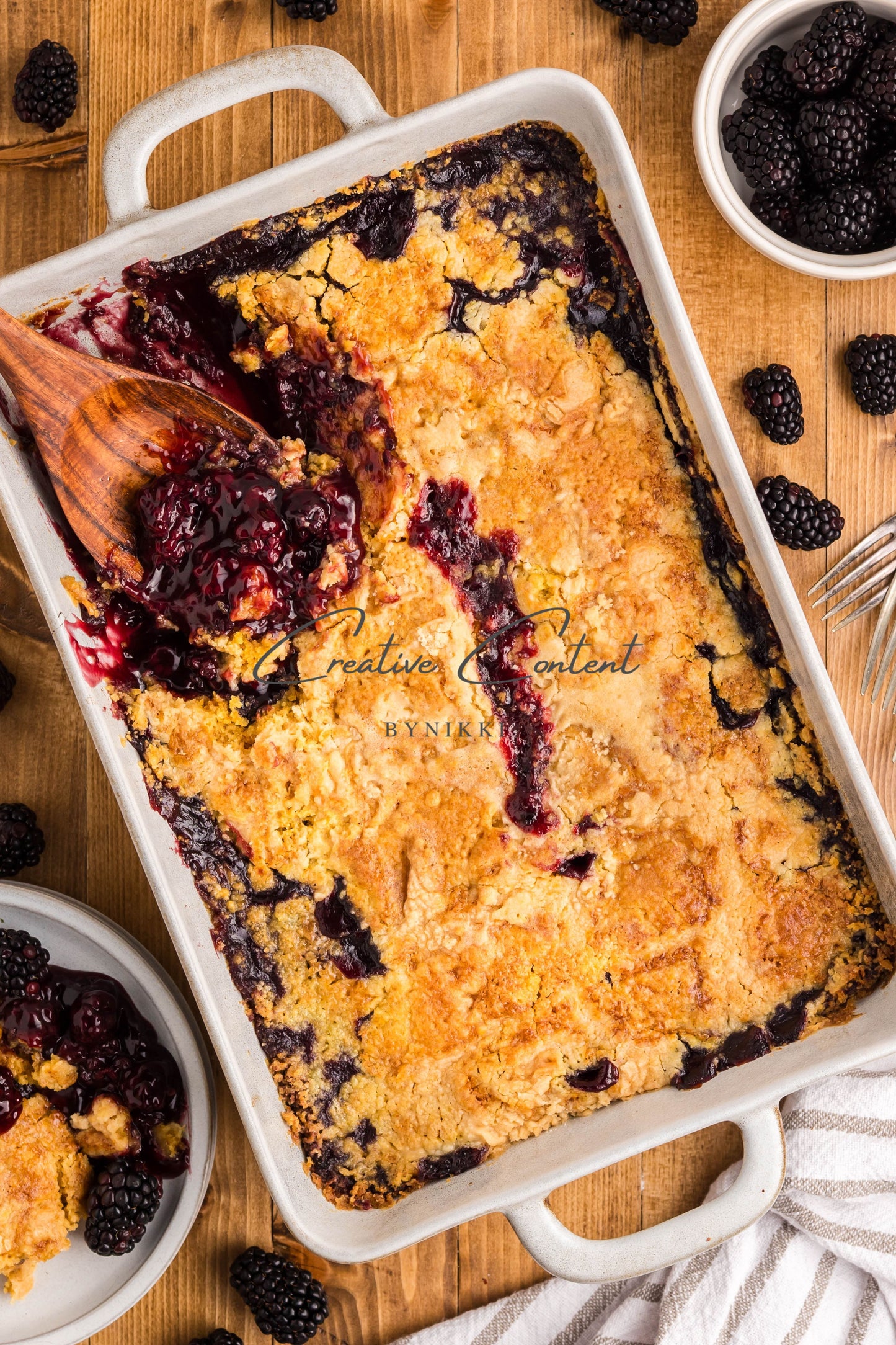 Blackberry Dump Cake  -  Exclusive