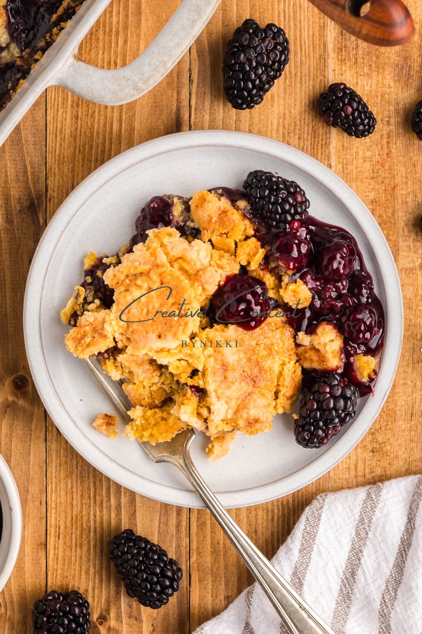 Blackberry Dump Cake  -  Exclusive