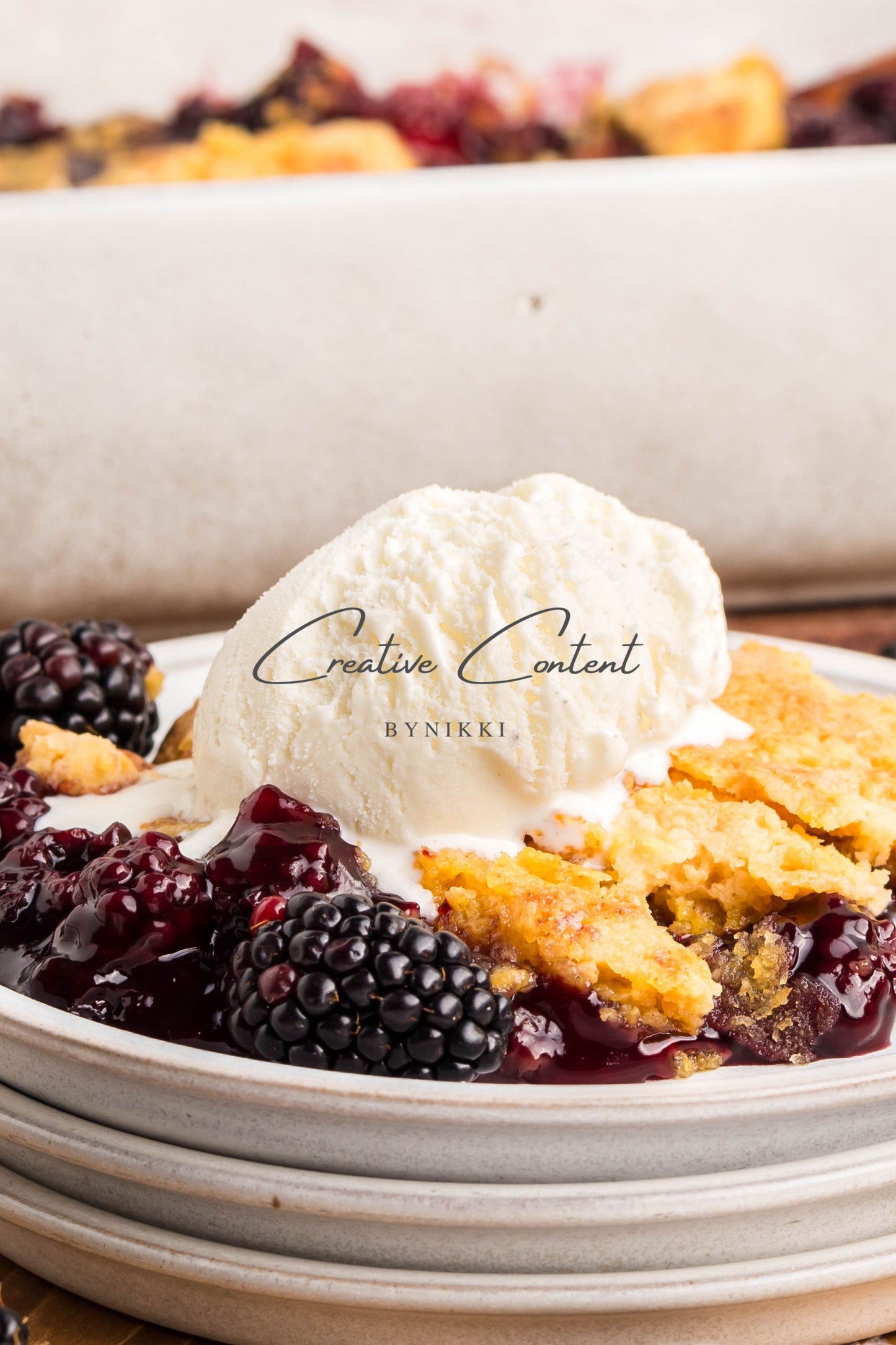 Blackberry Dump Cake  -  Exclusive