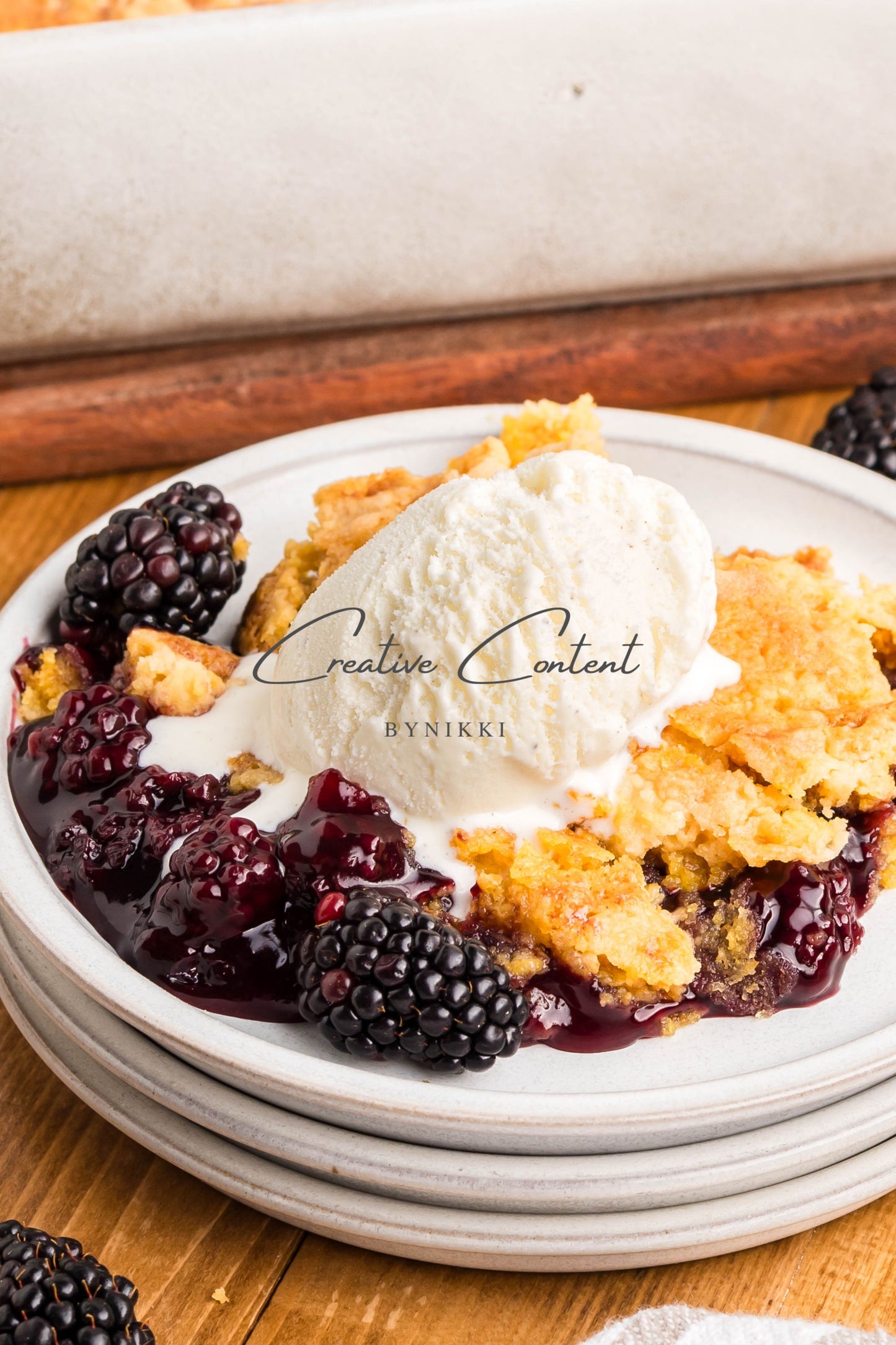 Blackberry Dump Cake  -  Exclusive