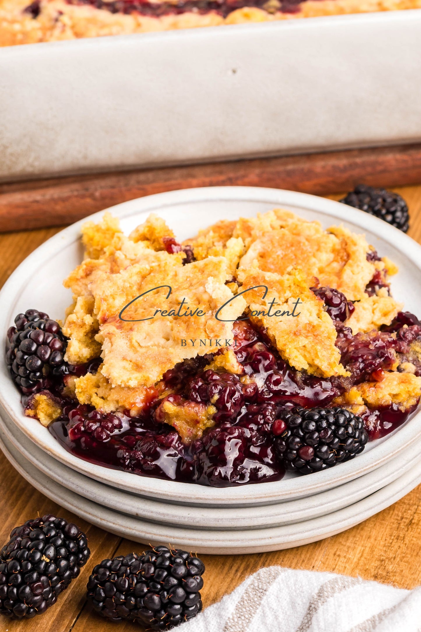 Blackberry Dump Cake  -  Exclusive
