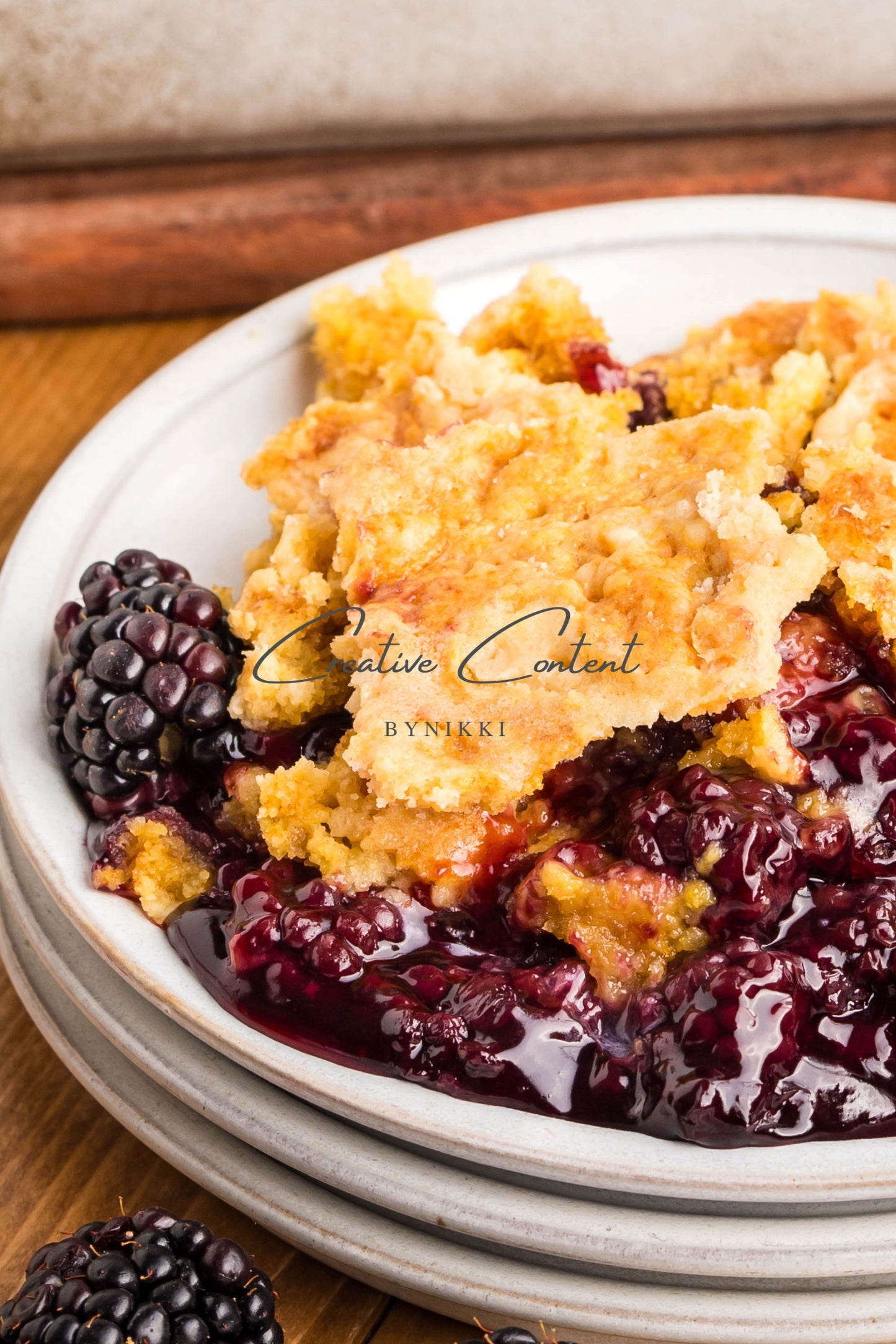 Blackberry Dump Cake  -  Exclusive