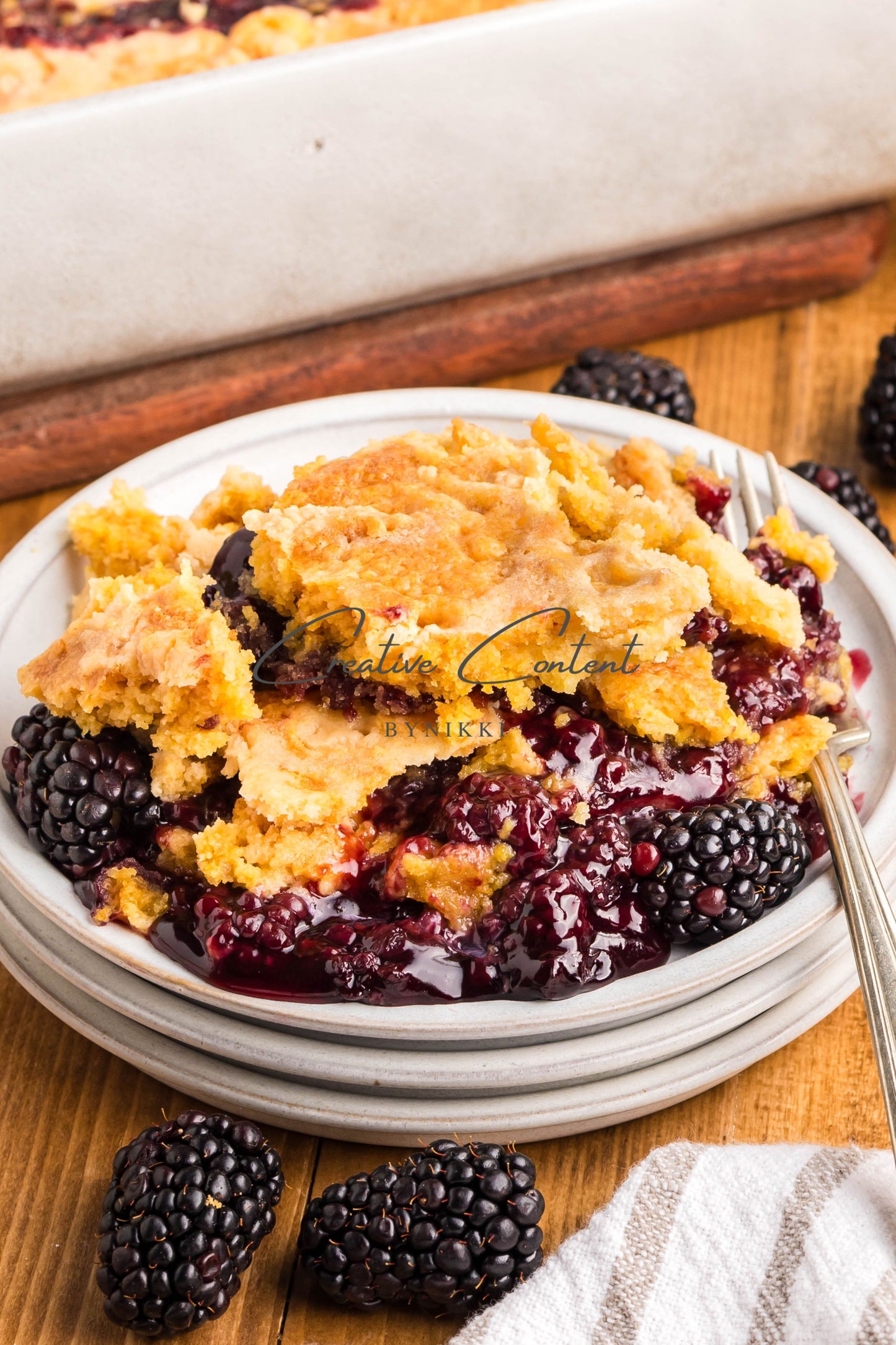 Blackberry Dump Cake  -  Exclusive