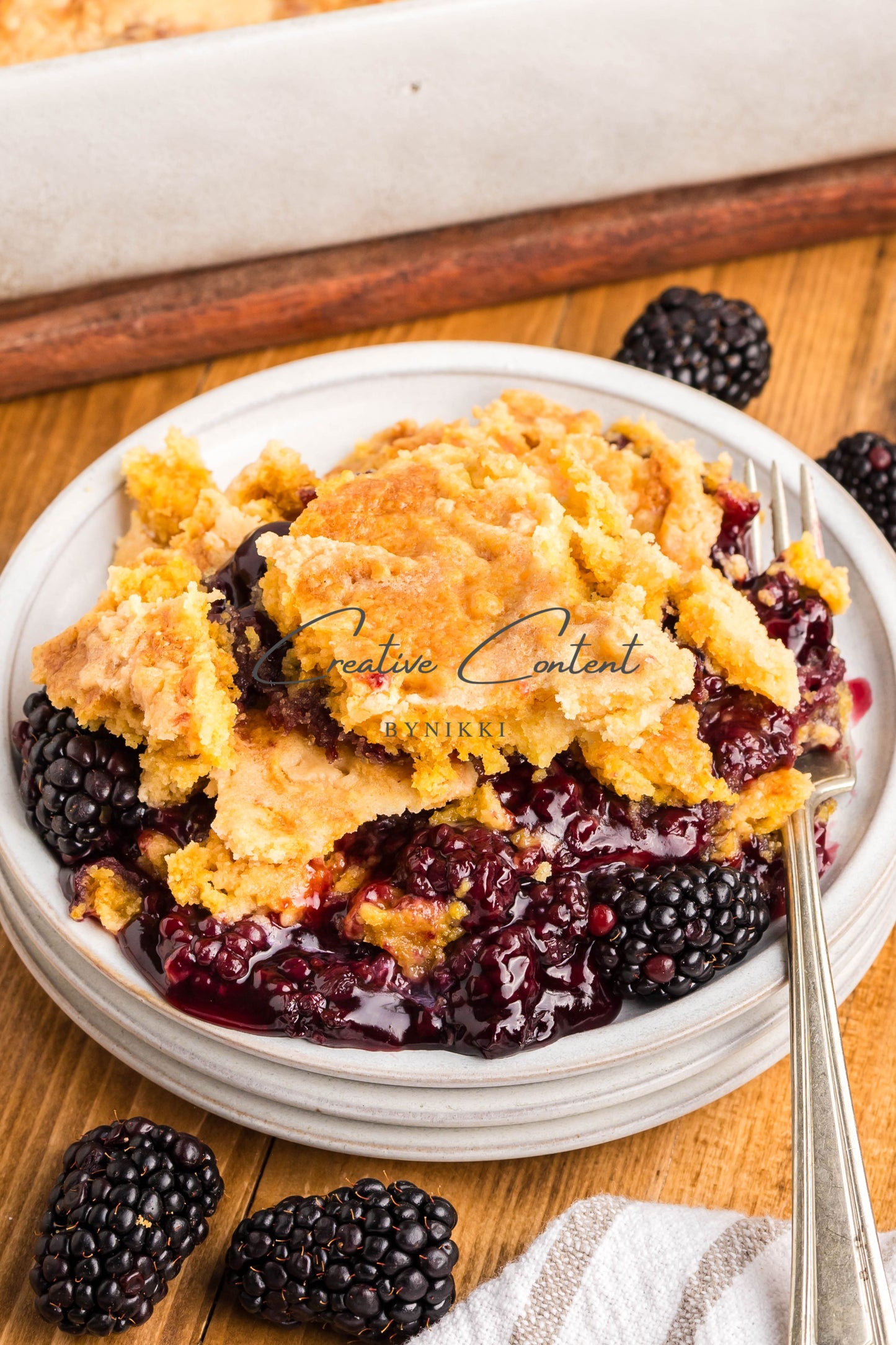 Blackberry Dump Cake  -  Exclusive