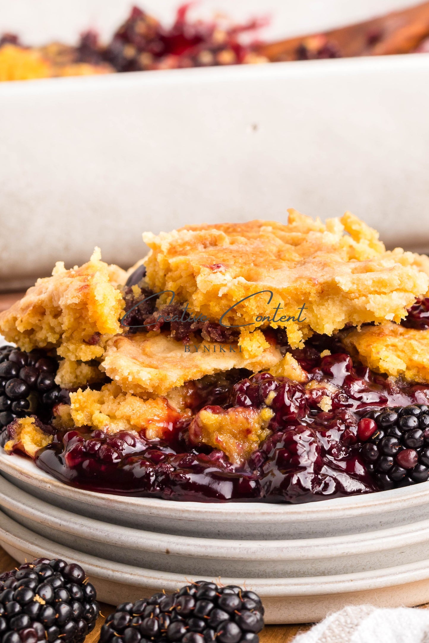 Blackberry Dump Cake  -  Exclusive