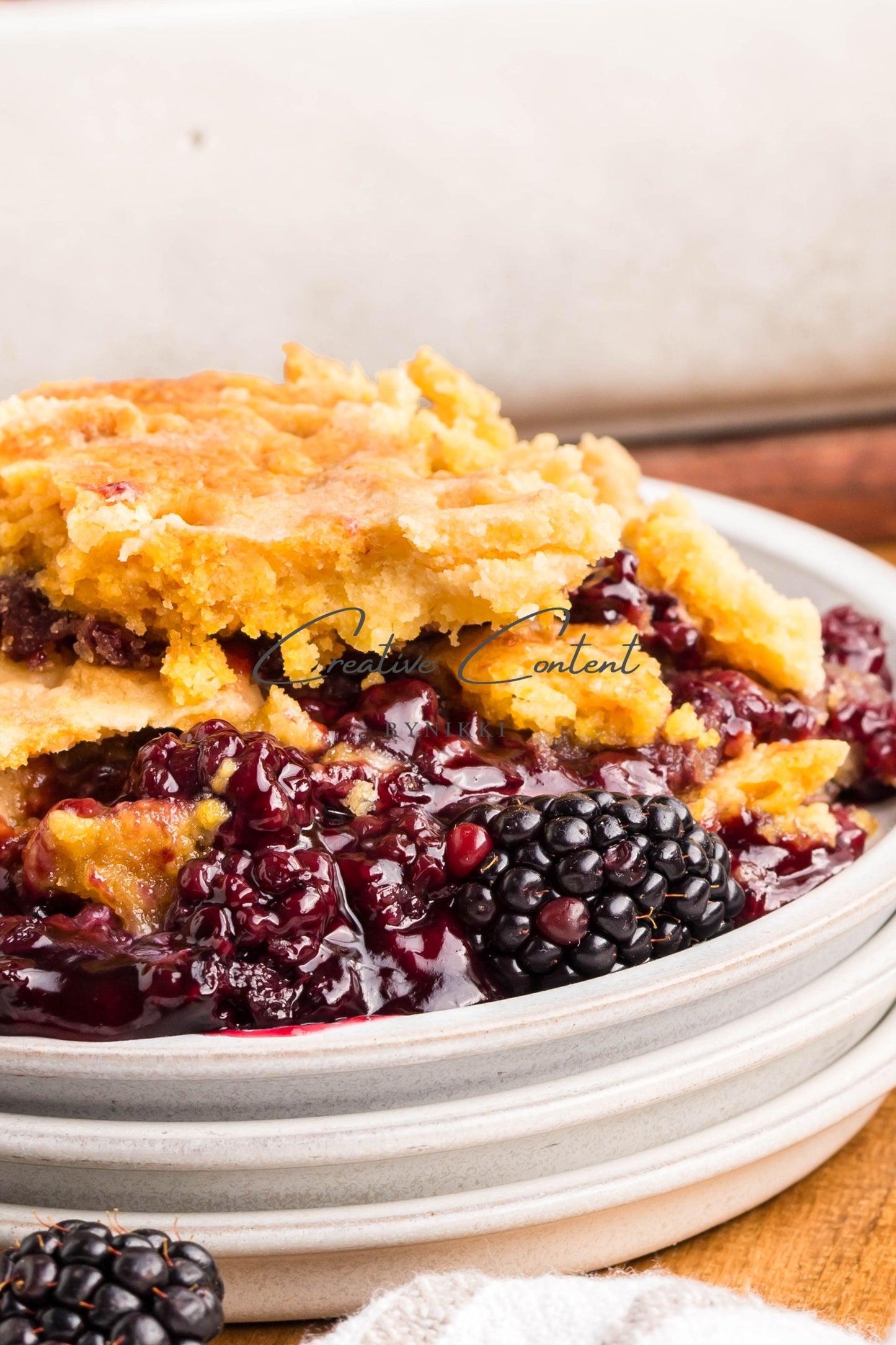 Blackberry Dump Cake  -  Exclusive