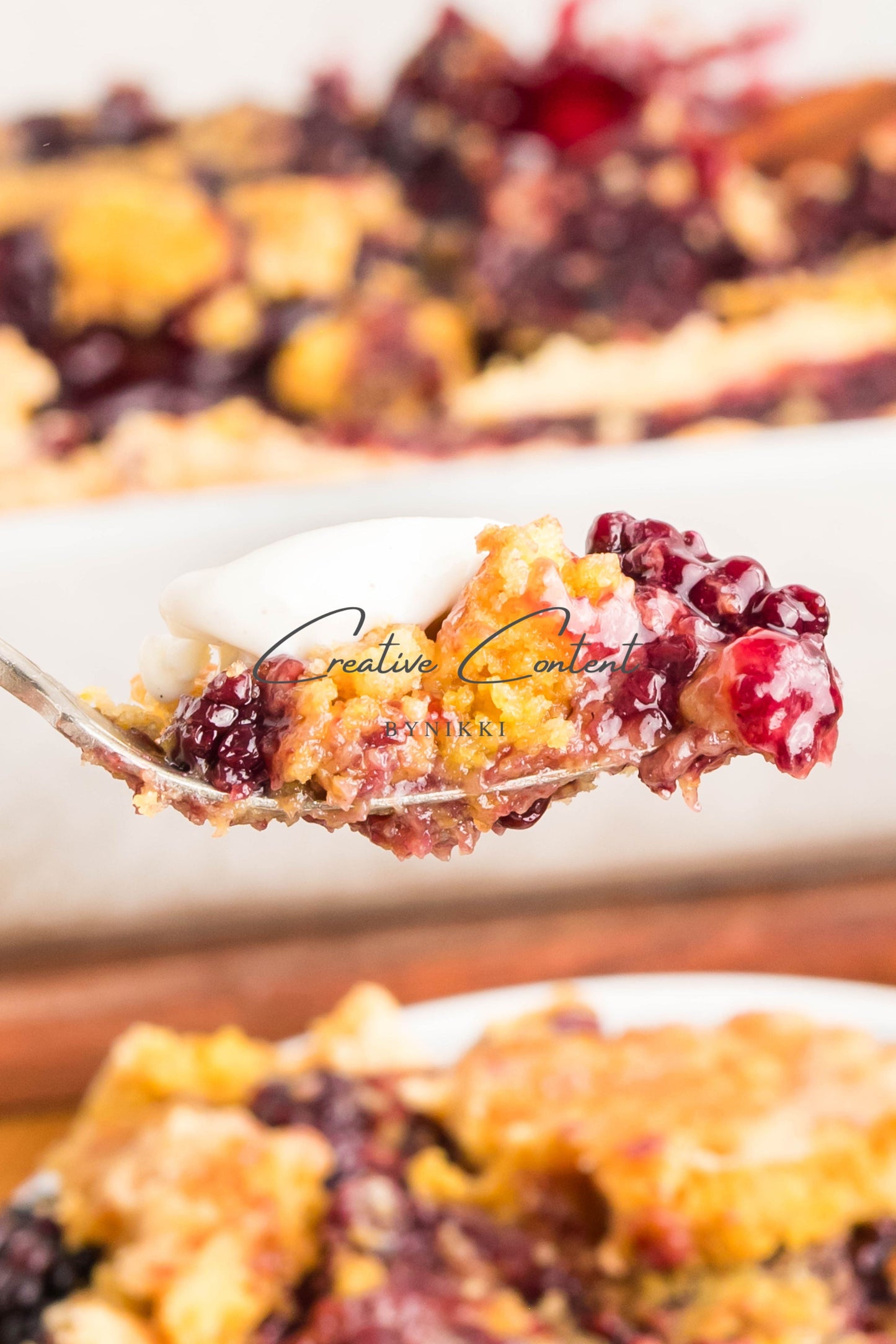 Blackberry Dump Cake  -  Exclusive