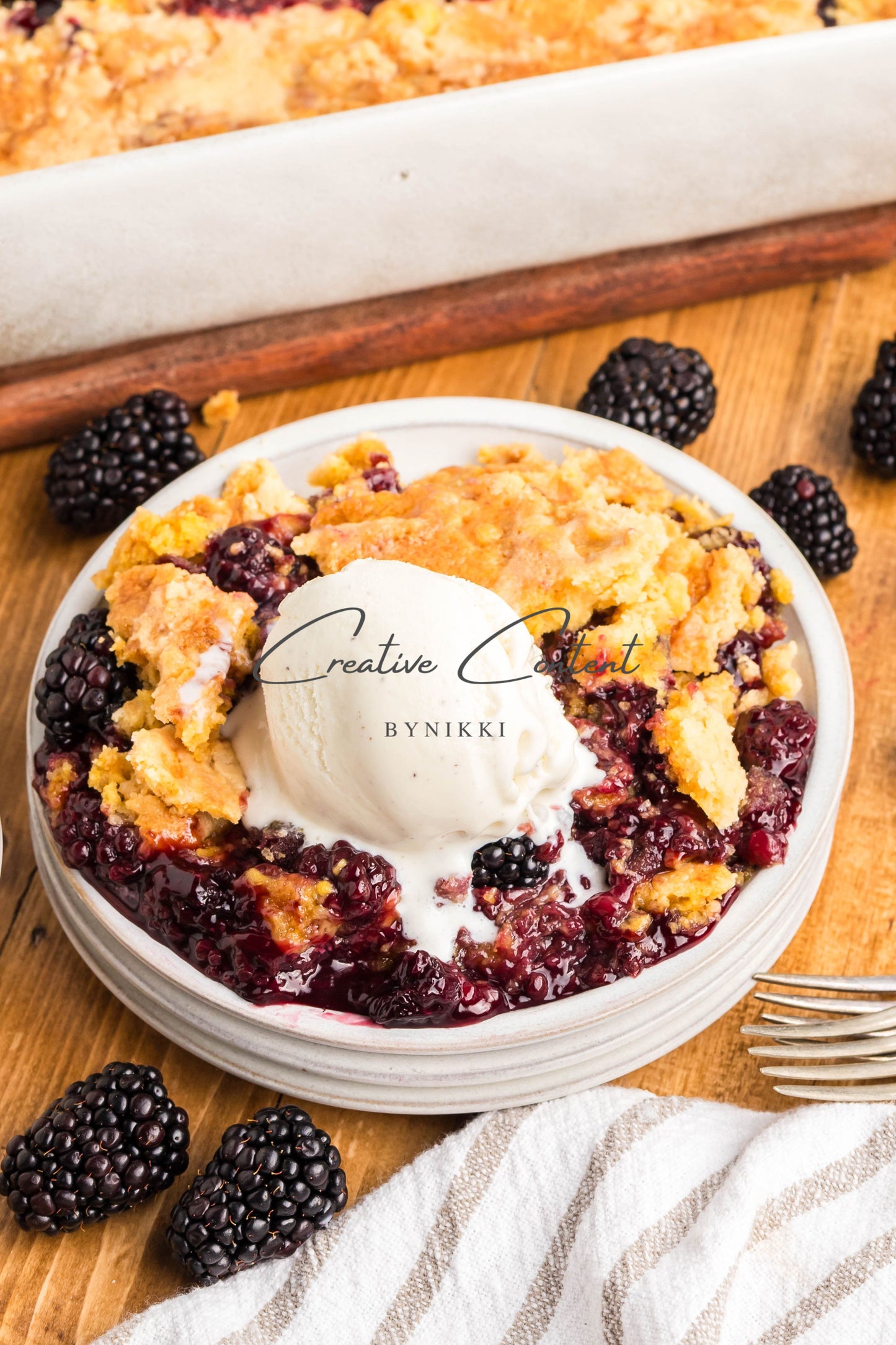 Blackberry Dump Cake  -  Exclusive