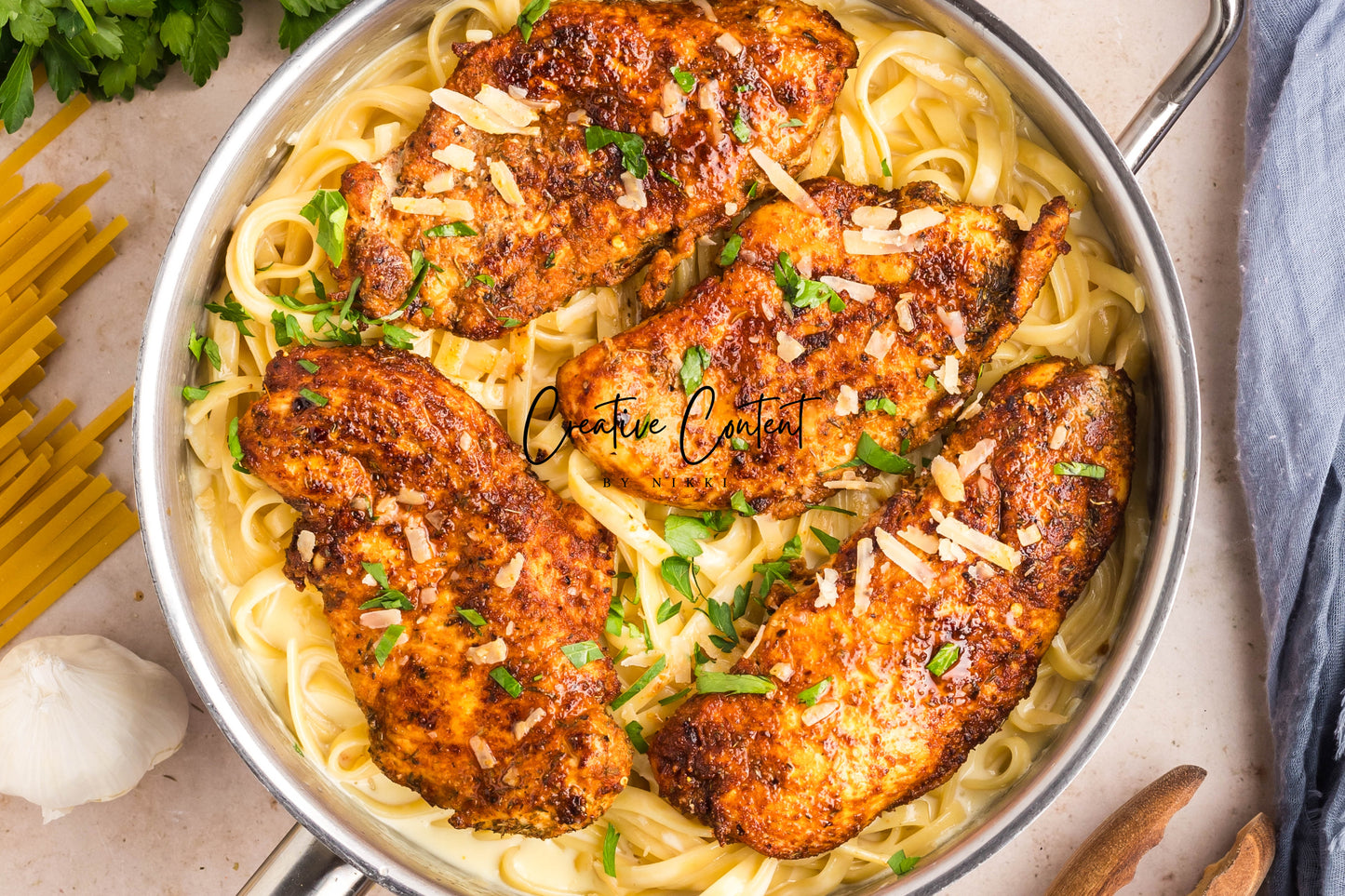 Blackened Chicken Alfredo - Exclusive
