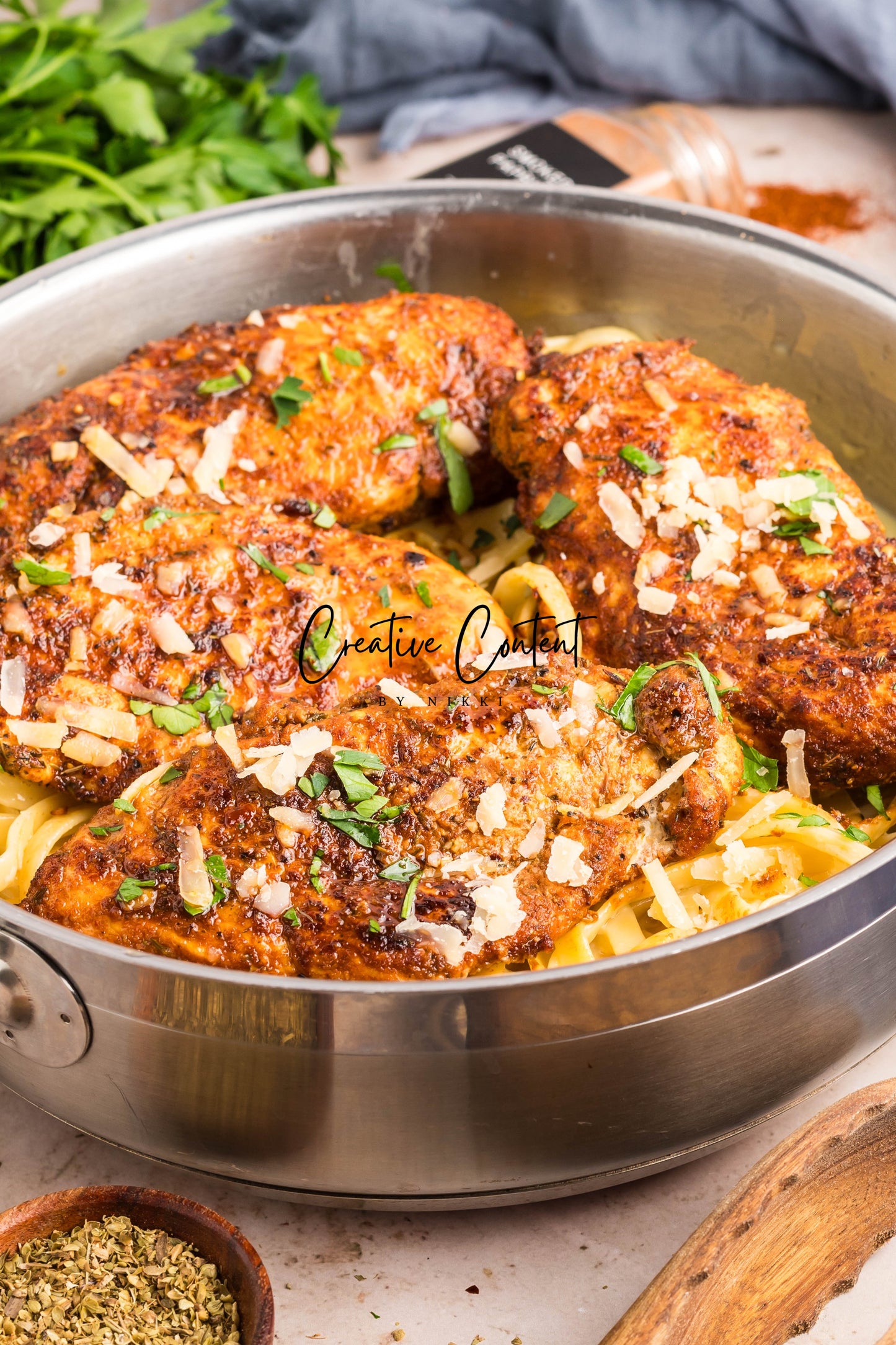 Blackened Chicken Alfredo - Exclusive