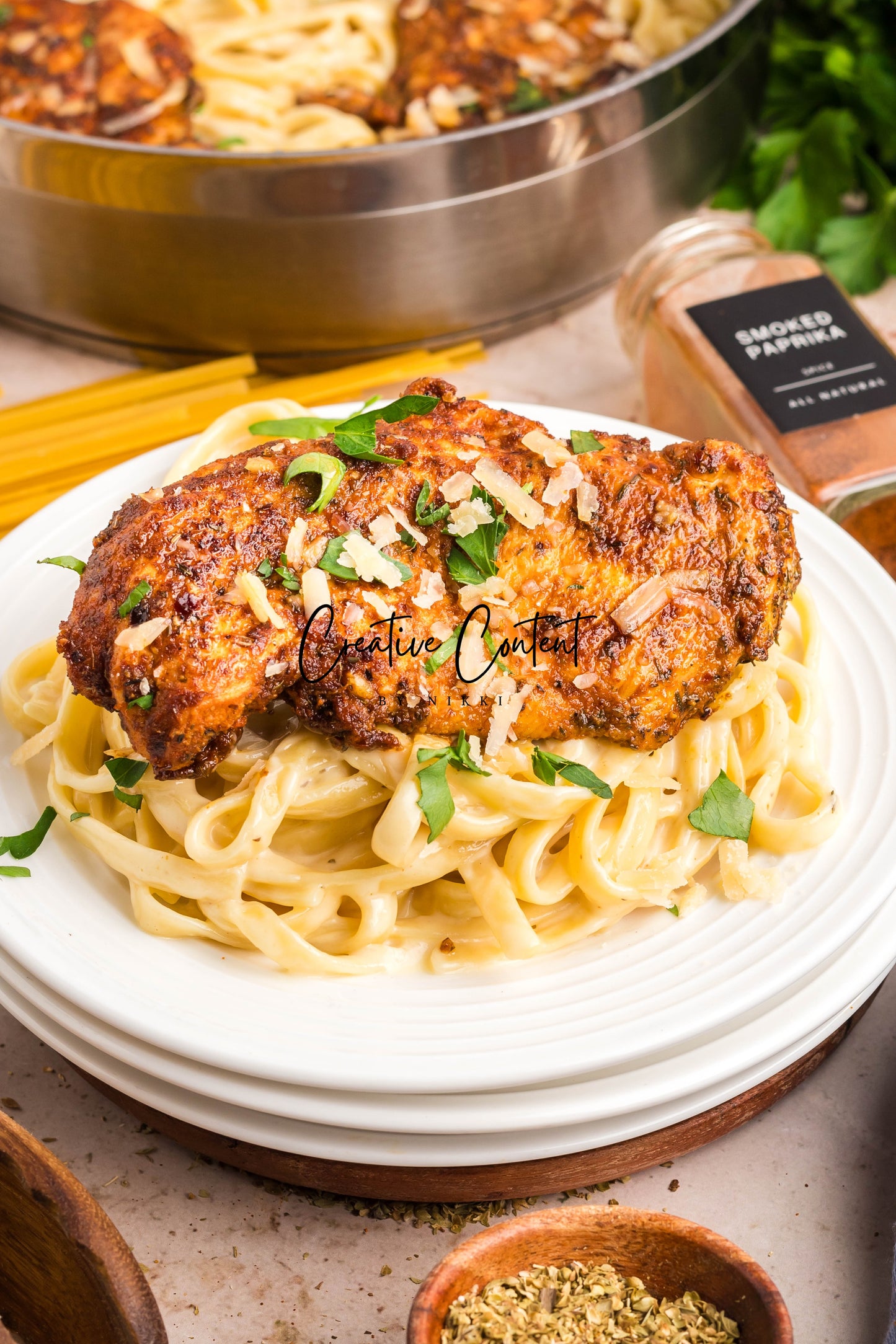 Blackened Chicken Alfredo - Exclusive
