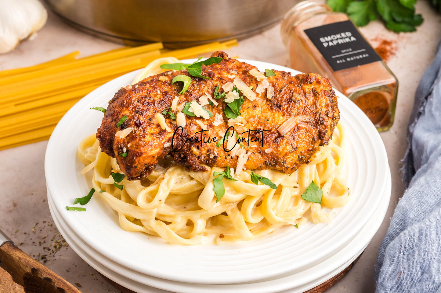 Blackened Chicken Alfredo - Exclusive