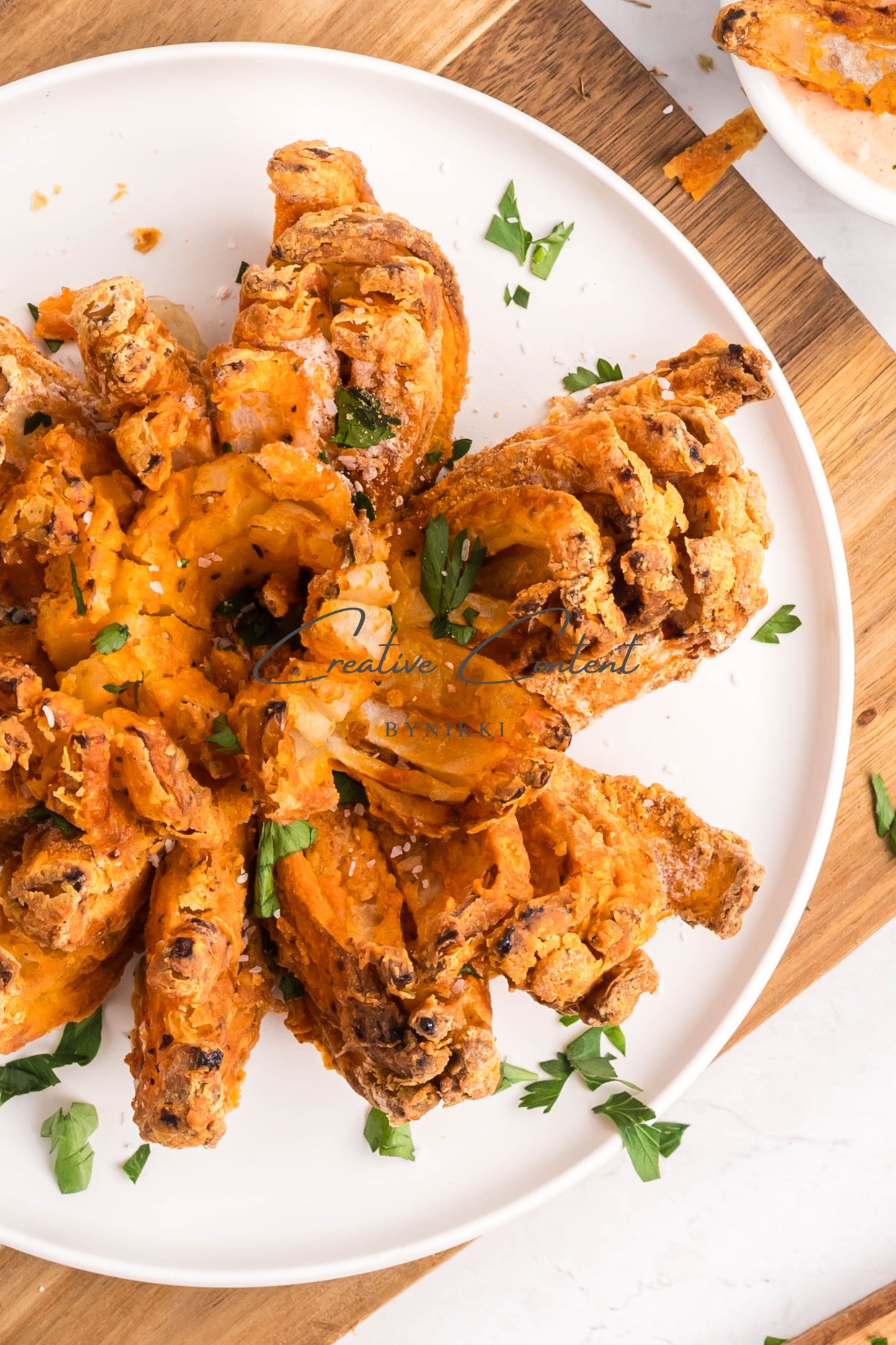 Air Fryer Blooming Onion + Blooming Onion Sauce - Exclusive