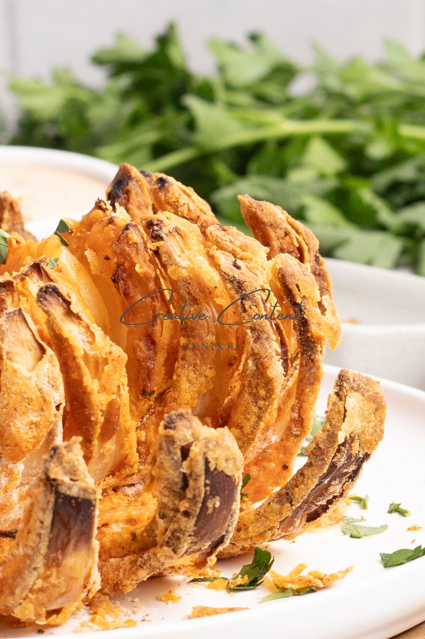 Air Fryer Blooming Onion + Blooming Onion Sauce - Exclusive