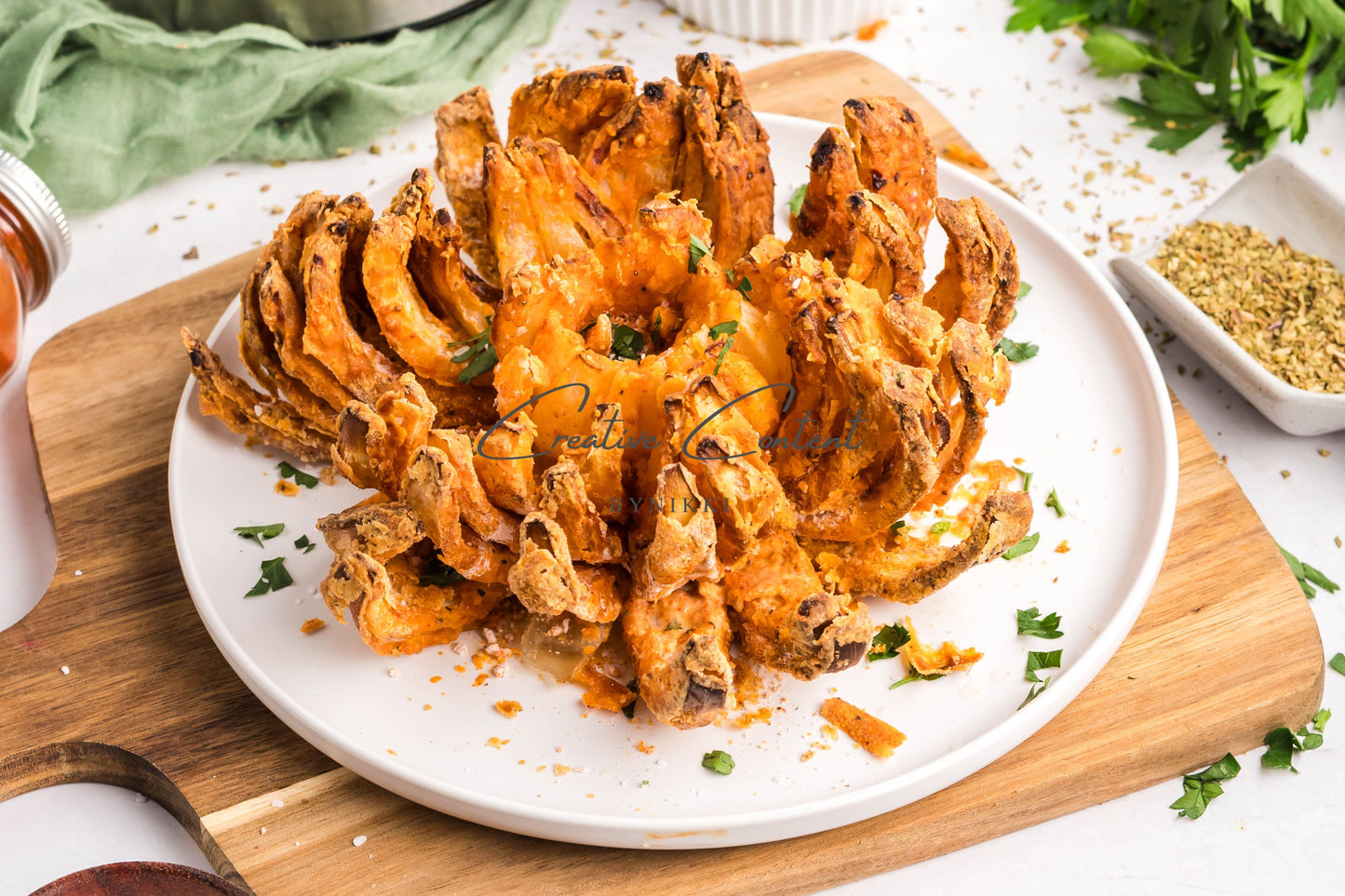 Air Fryer Blooming Onion + Blooming Onion Sauce - Exclusive