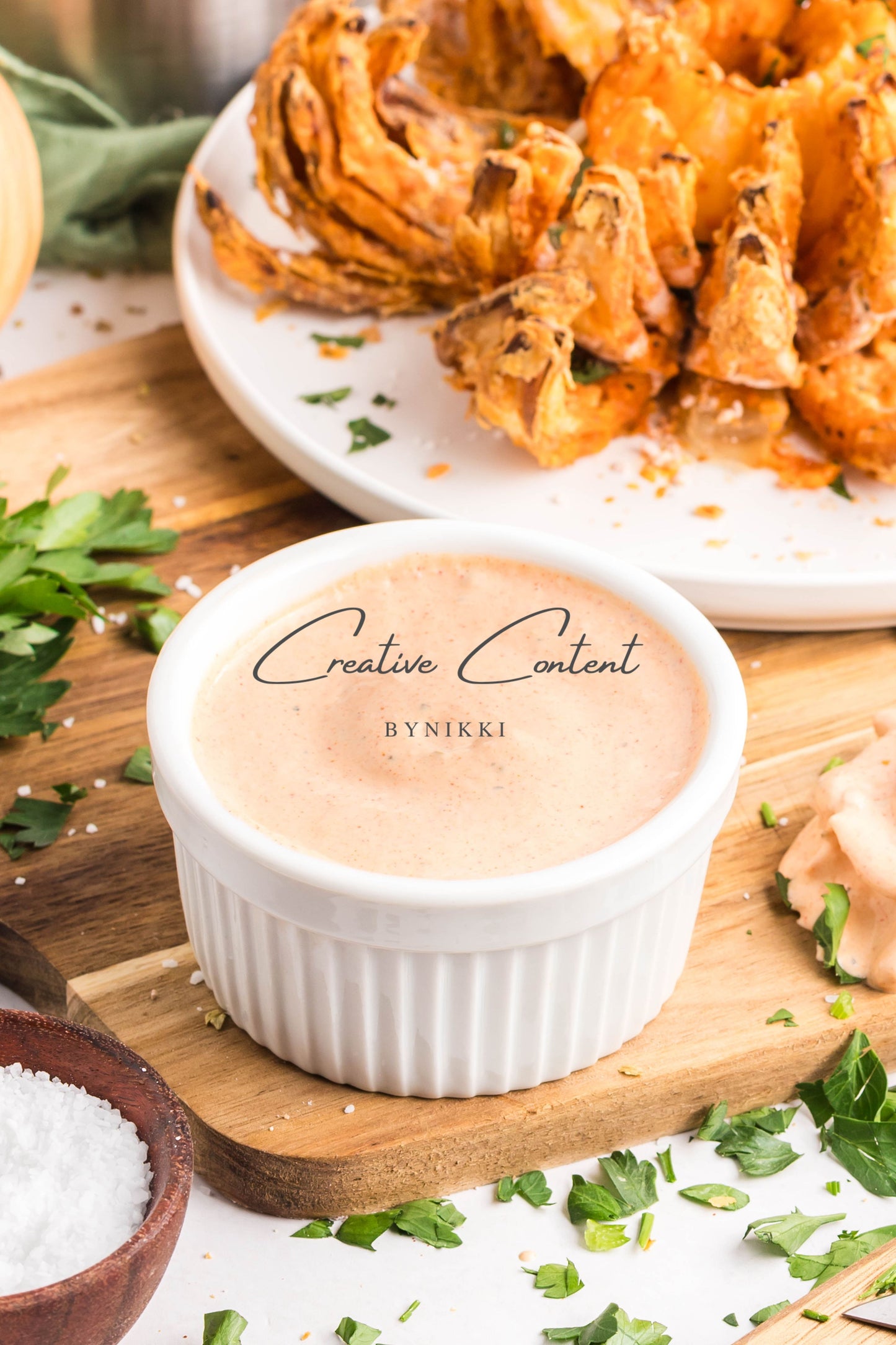 Air Fryer Blooming Onion + Blooming Onion Sauce - Exclusive