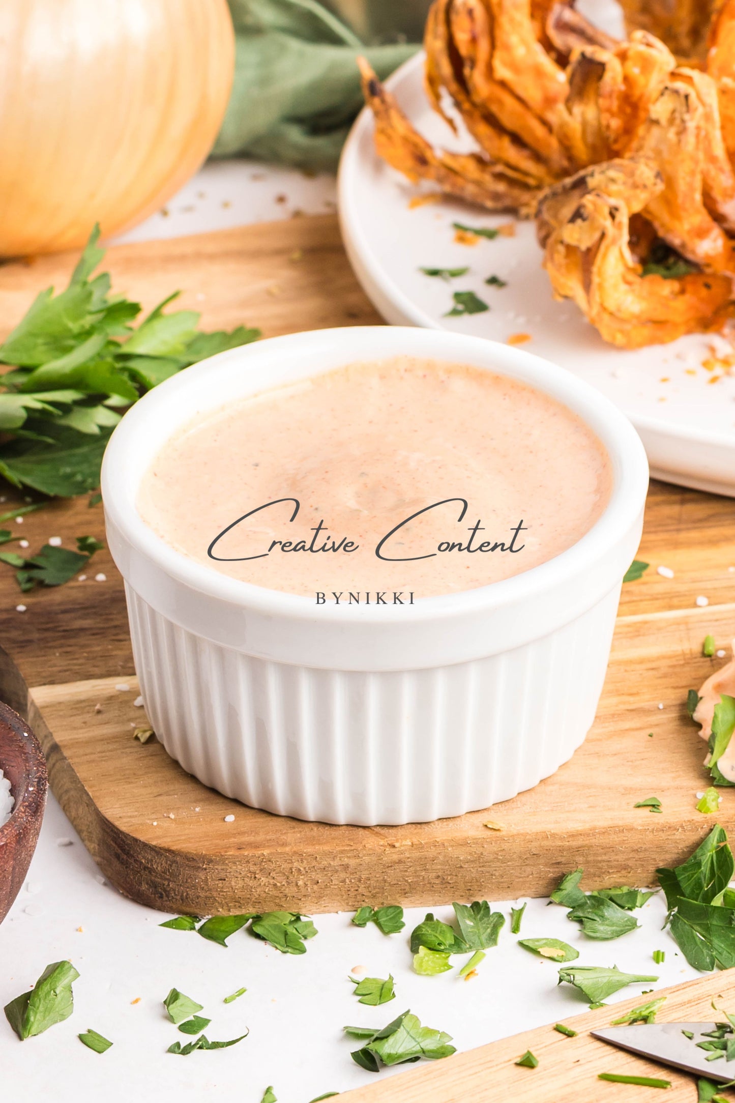 Air Fryer Blooming Onion + Blooming Onion Sauce - Exclusive