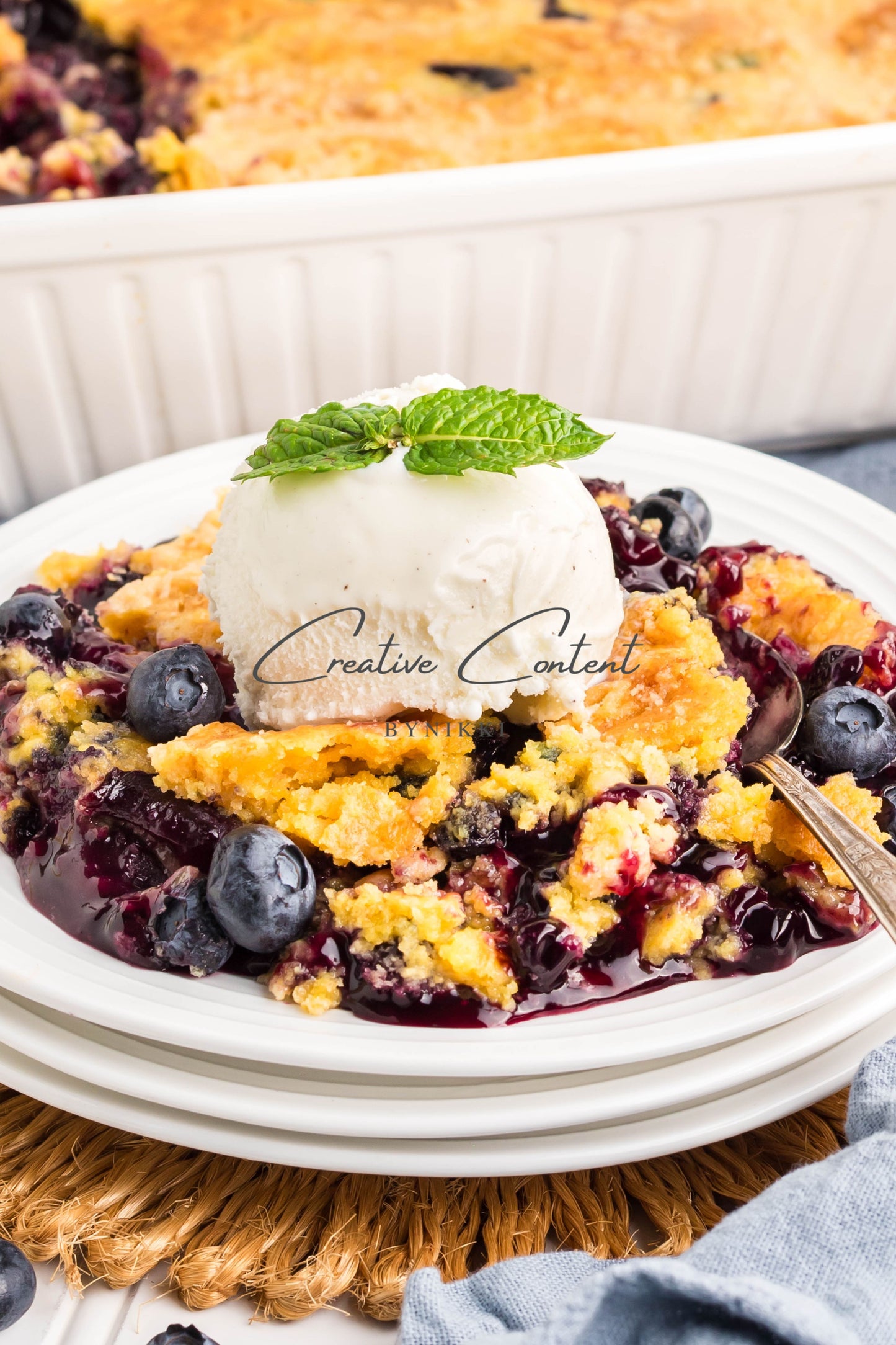 Blueberry Dump Cake -  Exclusive