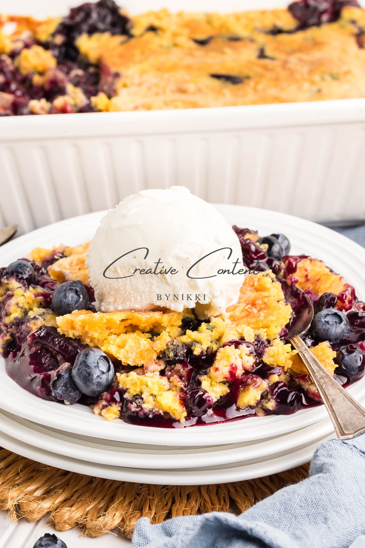 Blueberry Dump Cake -  Exclusive