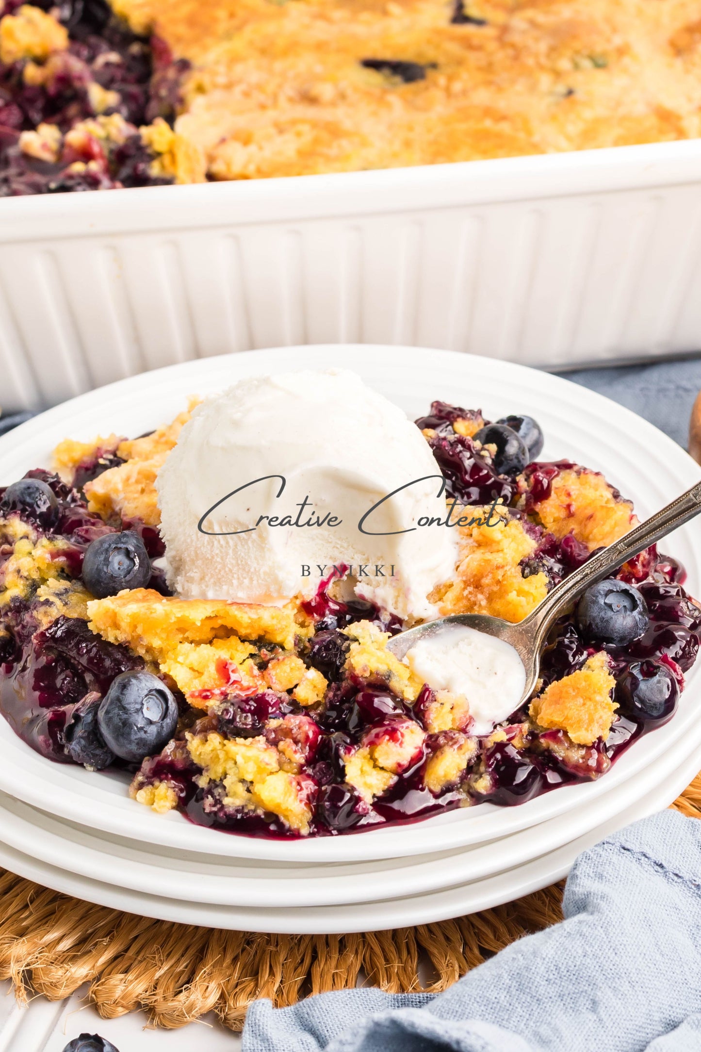 Blueberry Dump Cake -  Exclusive