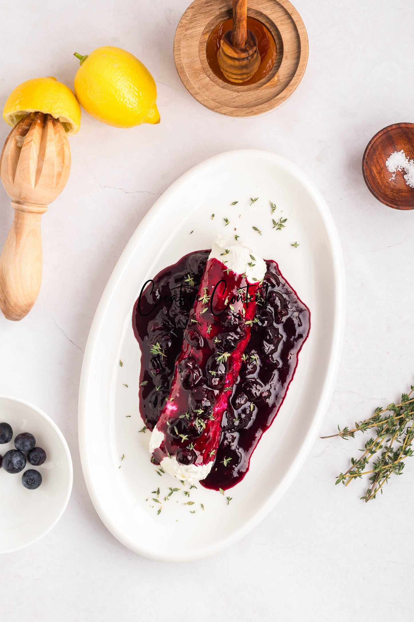 Blueberry Goat Cheese Appetizer - Exclusive