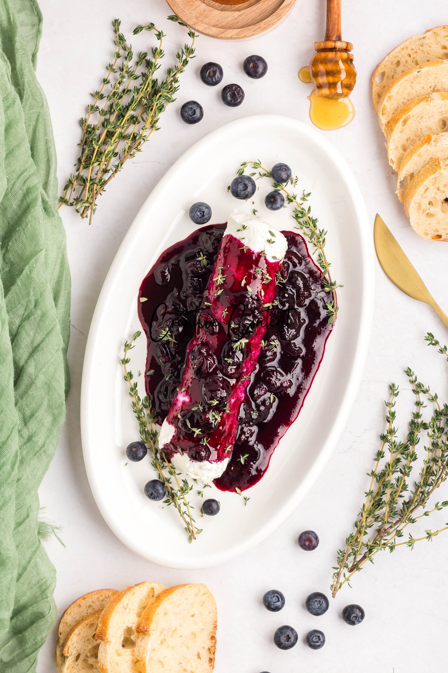 Blueberry Goat Cheese Appetizer - Exclusive