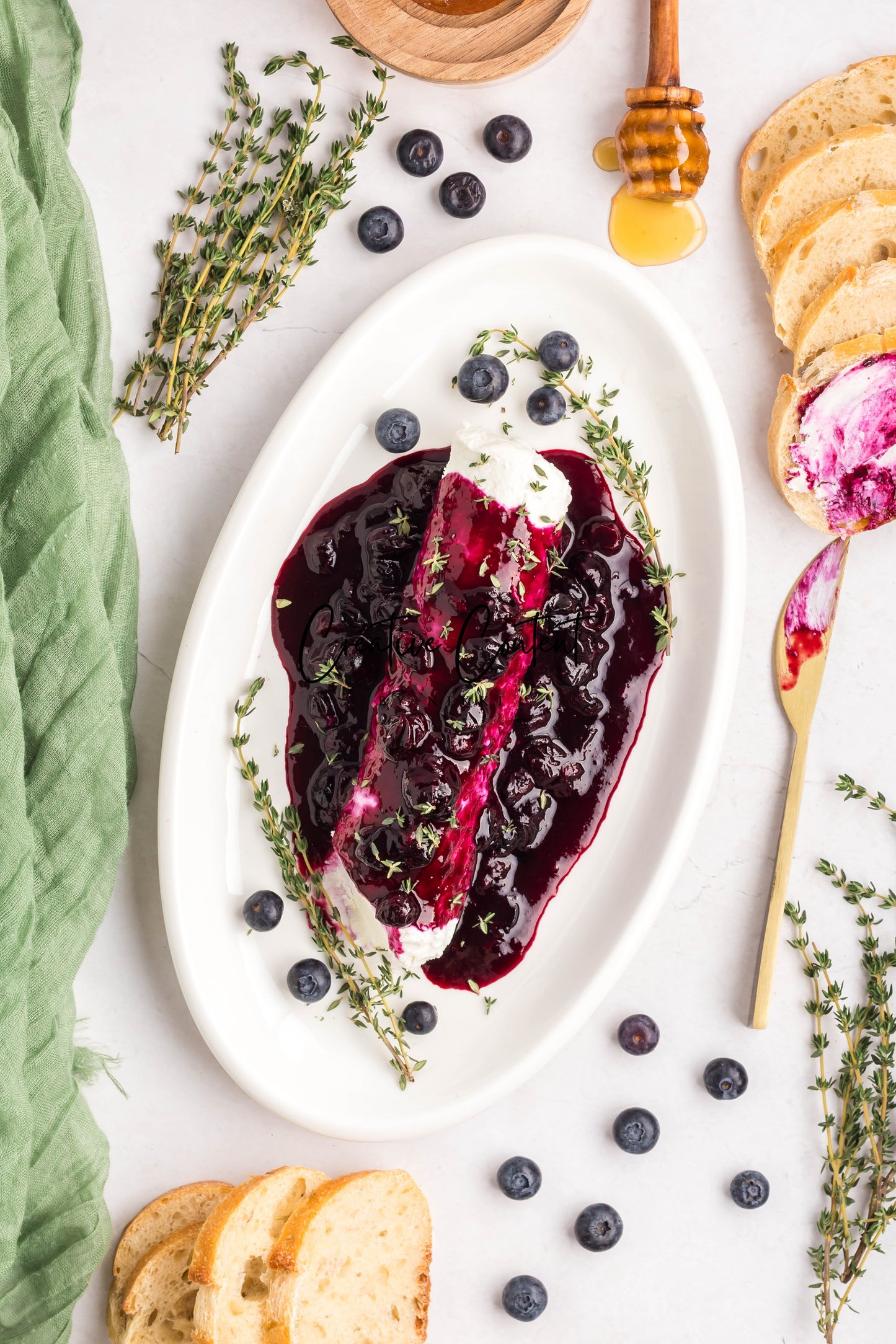 Blueberry Goat Cheese Appetizer - Exclusive