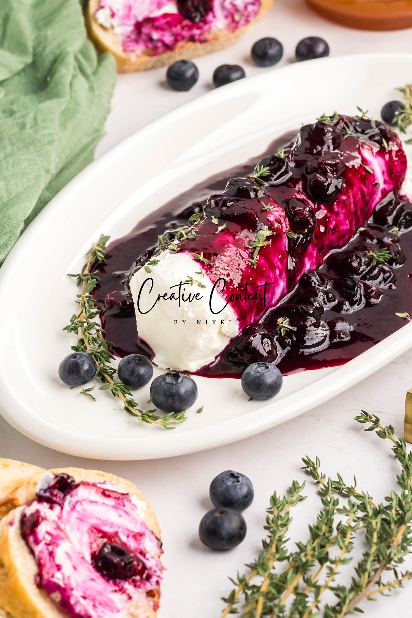 Blueberry Goat Cheese Appetizer - Exclusive