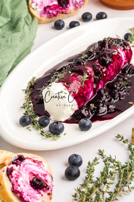Blueberry Goat Cheese Appetizer - Exclusive
