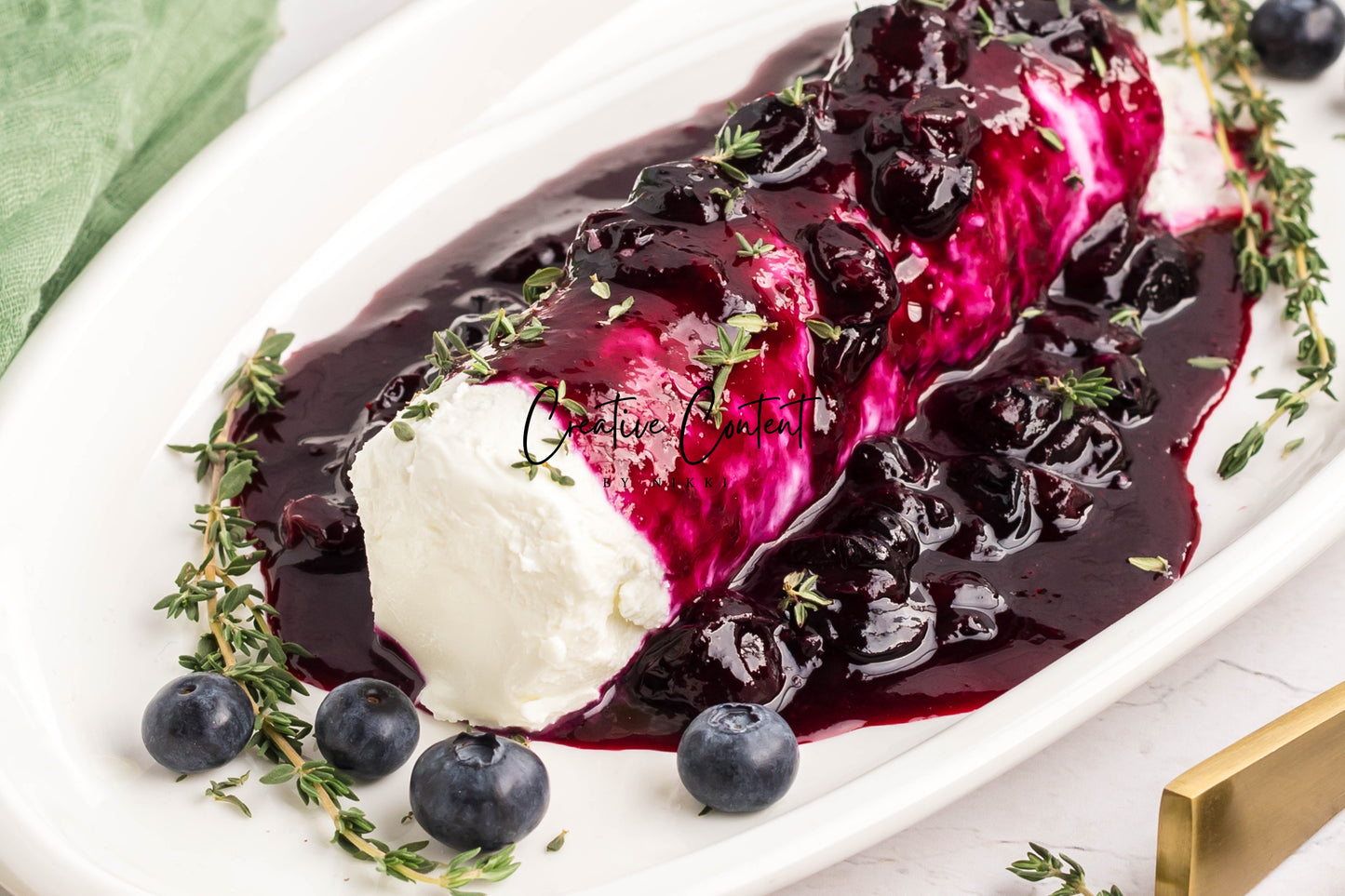 Blueberry Goat Cheese Appetizer - Exclusive