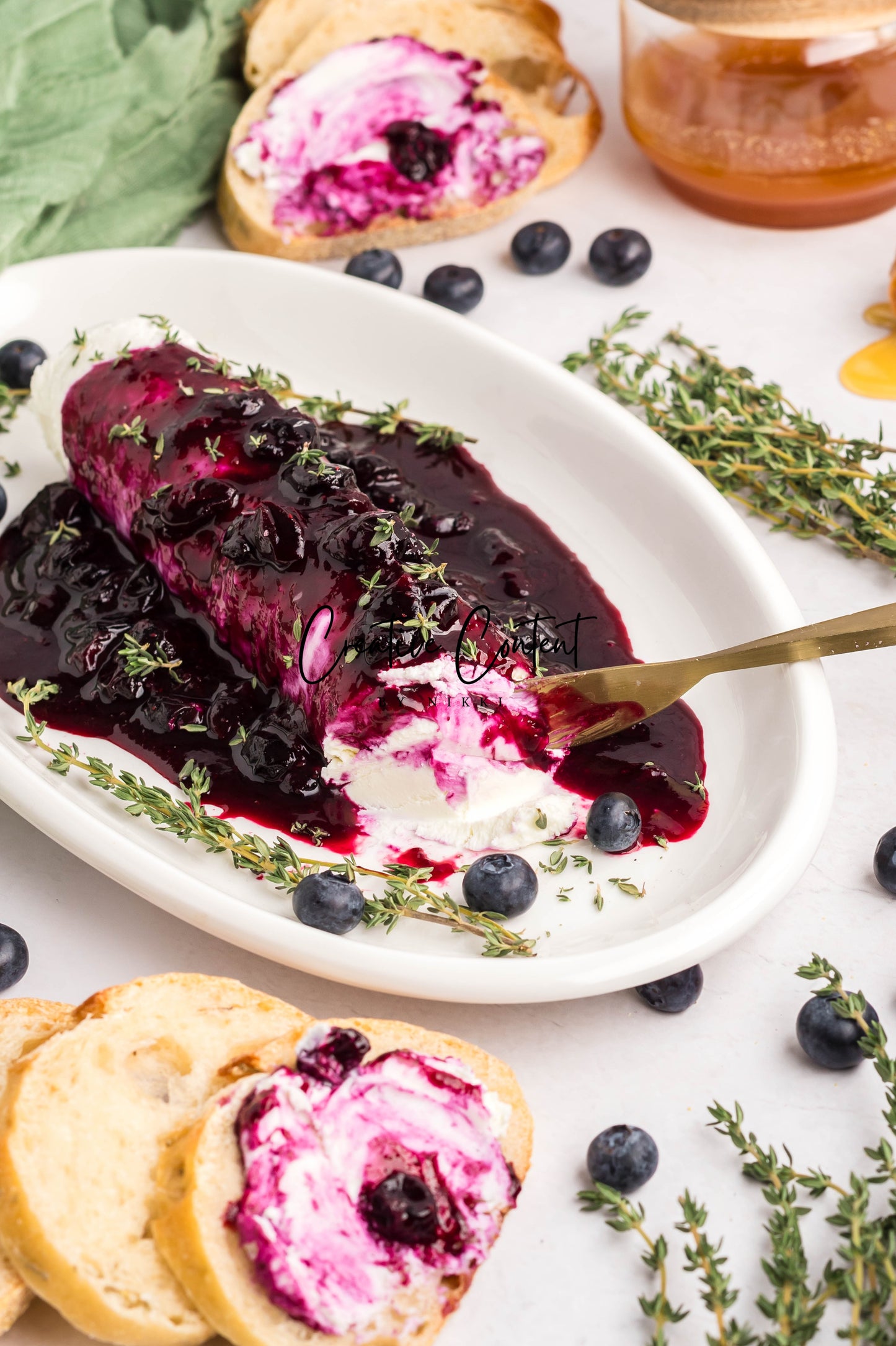 Blueberry Goat Cheese Appetizer - Exclusive
