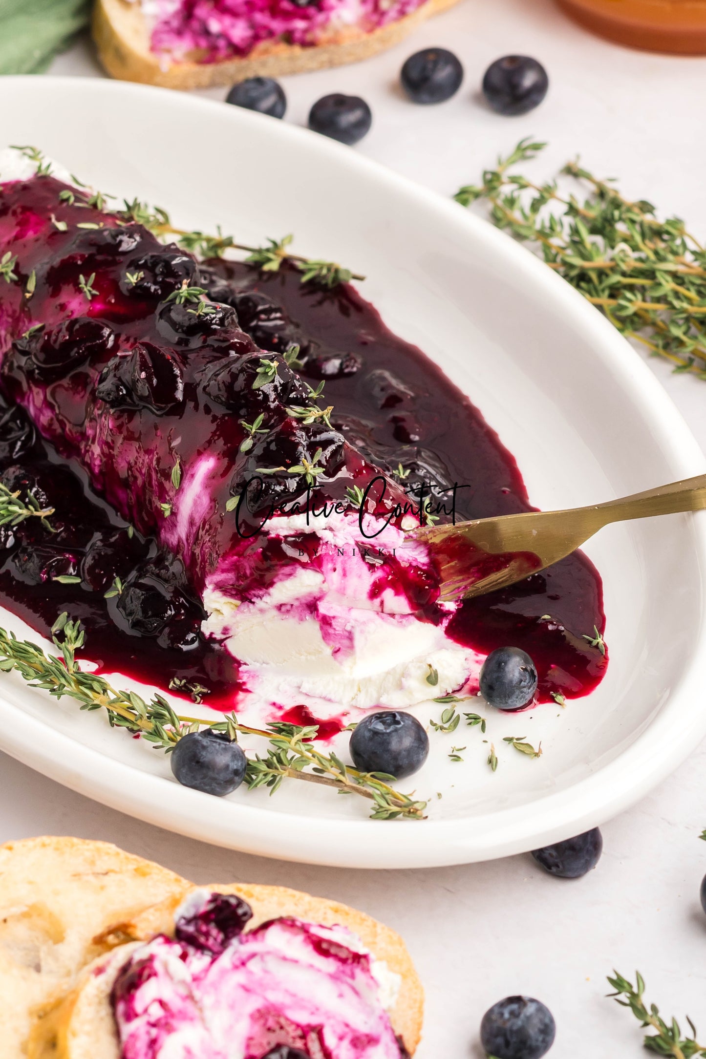 Blueberry Goat Cheese Appetizer - Exclusive