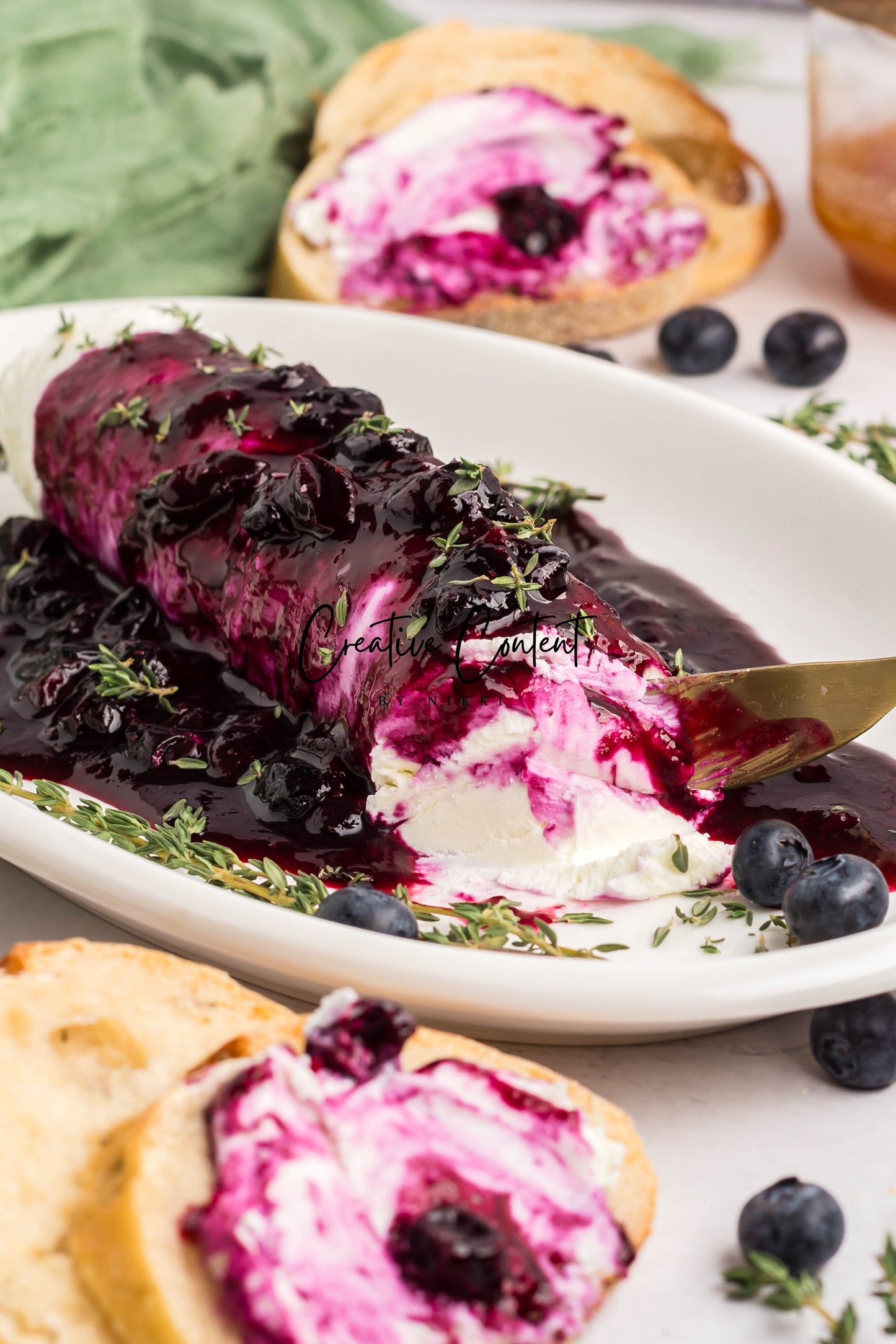 Blueberry Goat Cheese Appetizer - Exclusive
