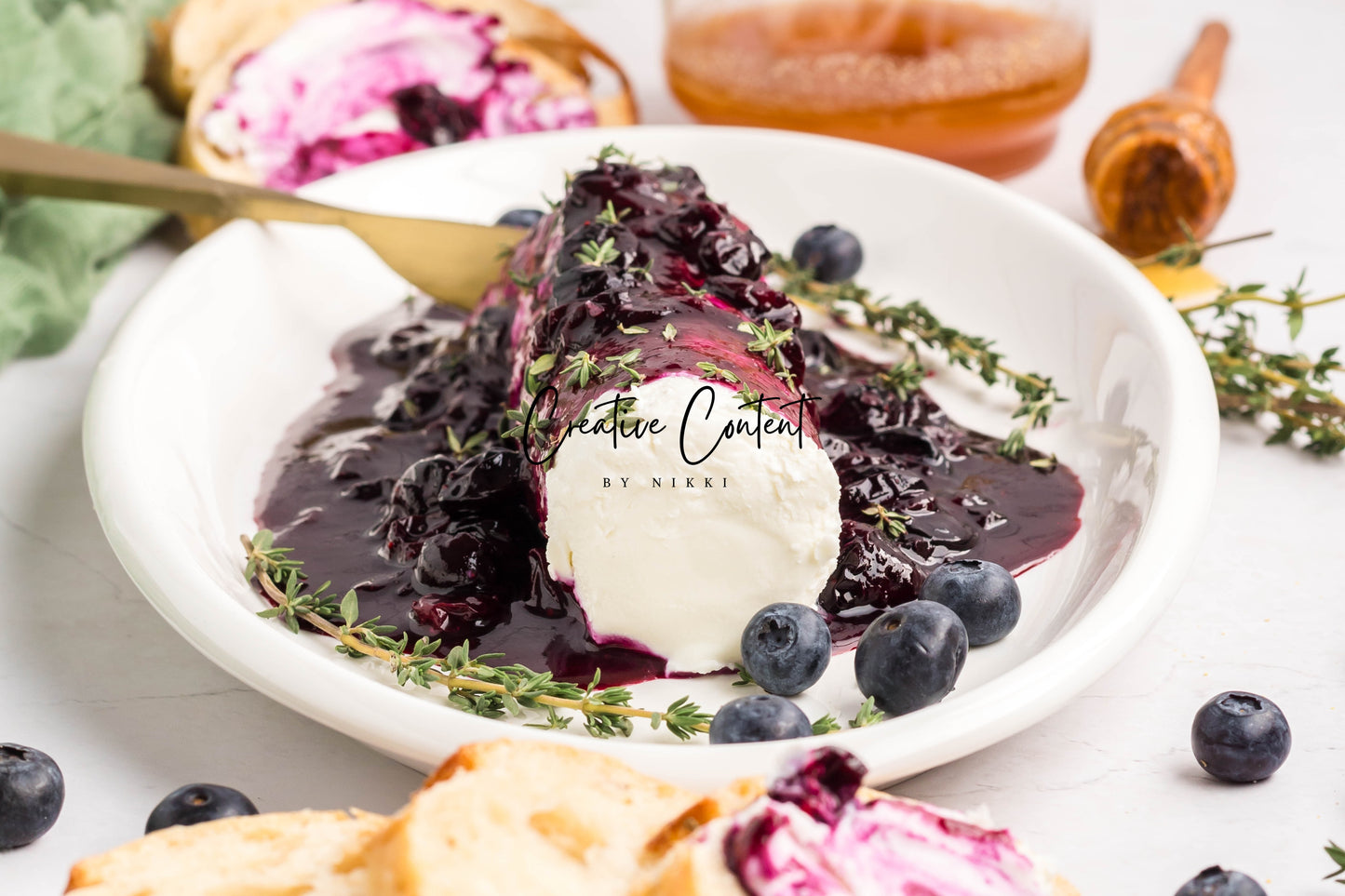 Blueberry Goat Cheese Appetizer - Exclusive