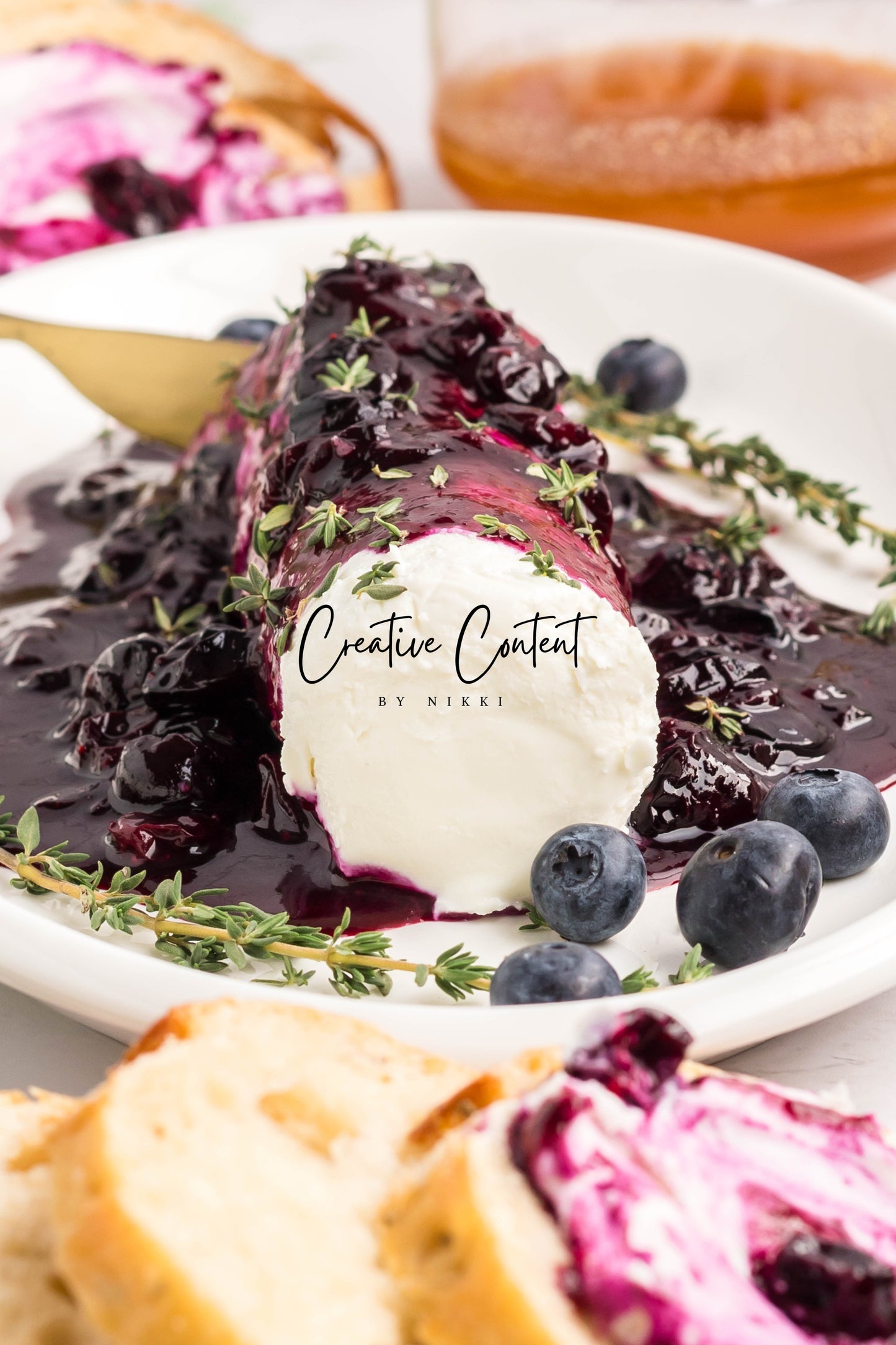 Blueberry Goat Cheese Appetizer - Exclusive