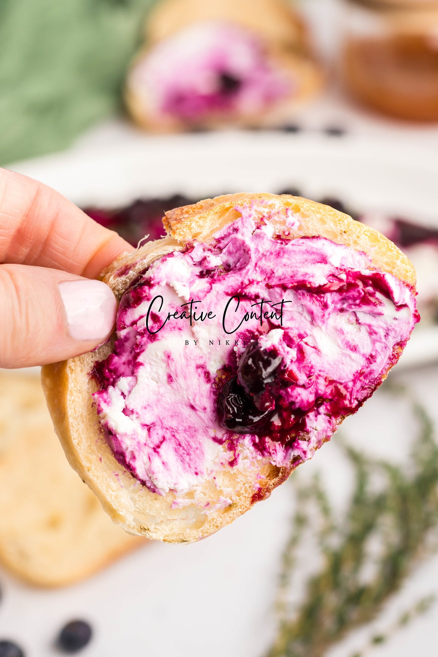 Blueberry Goat Cheese Appetizer - Exclusive