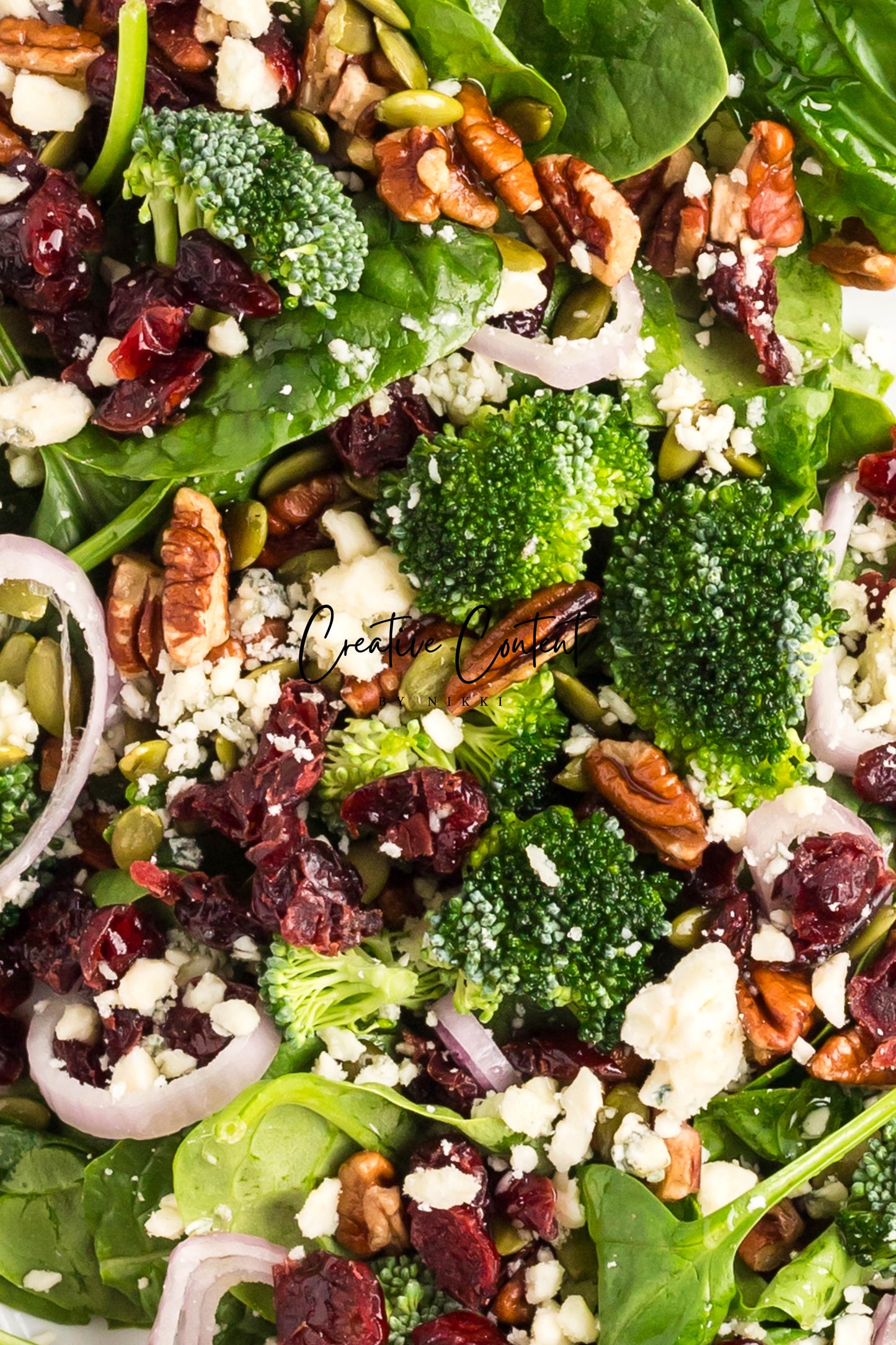 Spinach Salad + Dijon Vinaigrette - Set 1 of 2