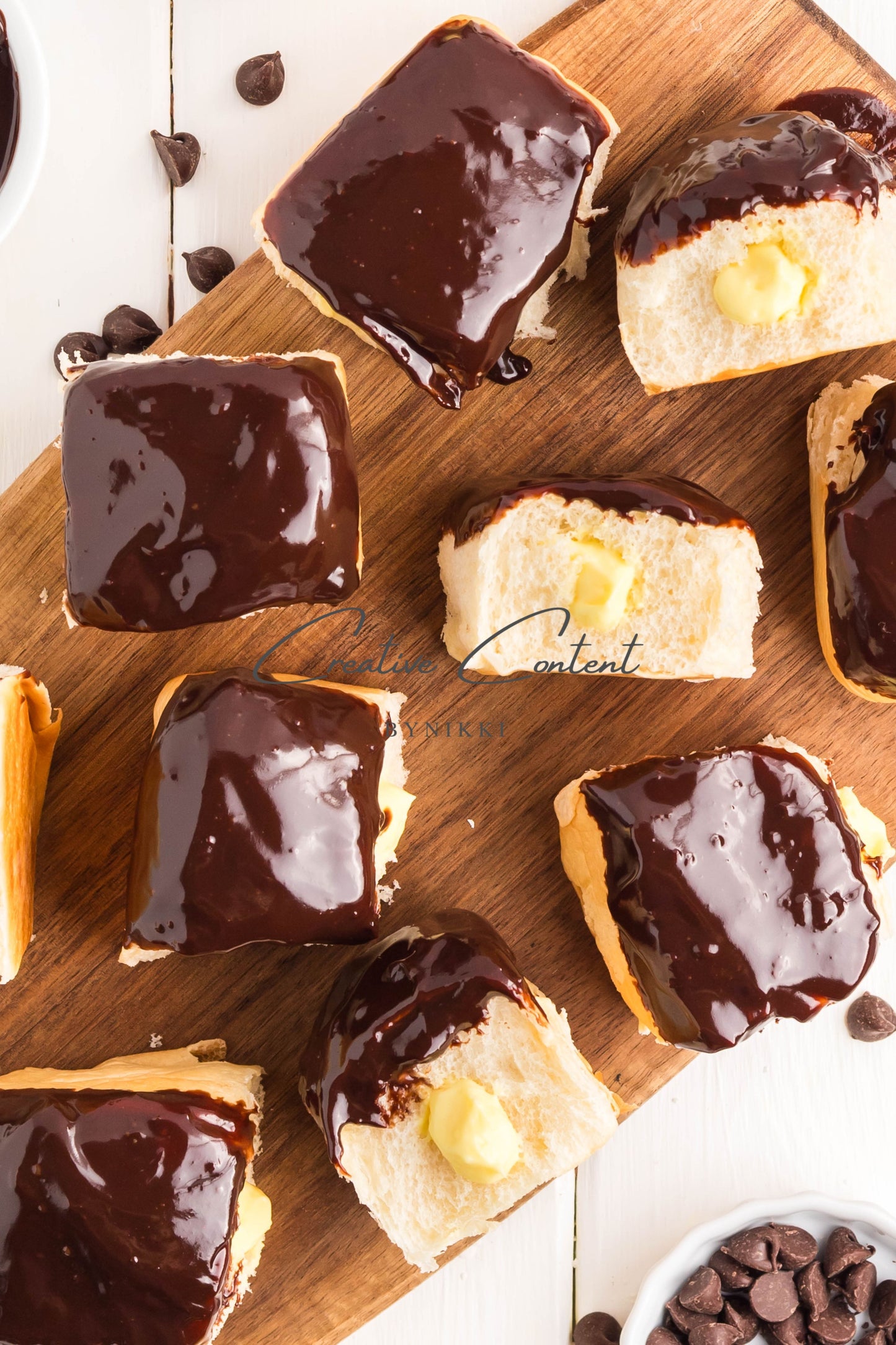 Boston Cream Pie Hawaiian Rolls - Exclusive