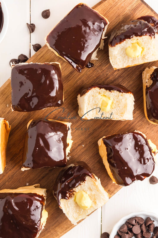 Boston Cream Pie Hawaiian Rolls -  Exclusive
