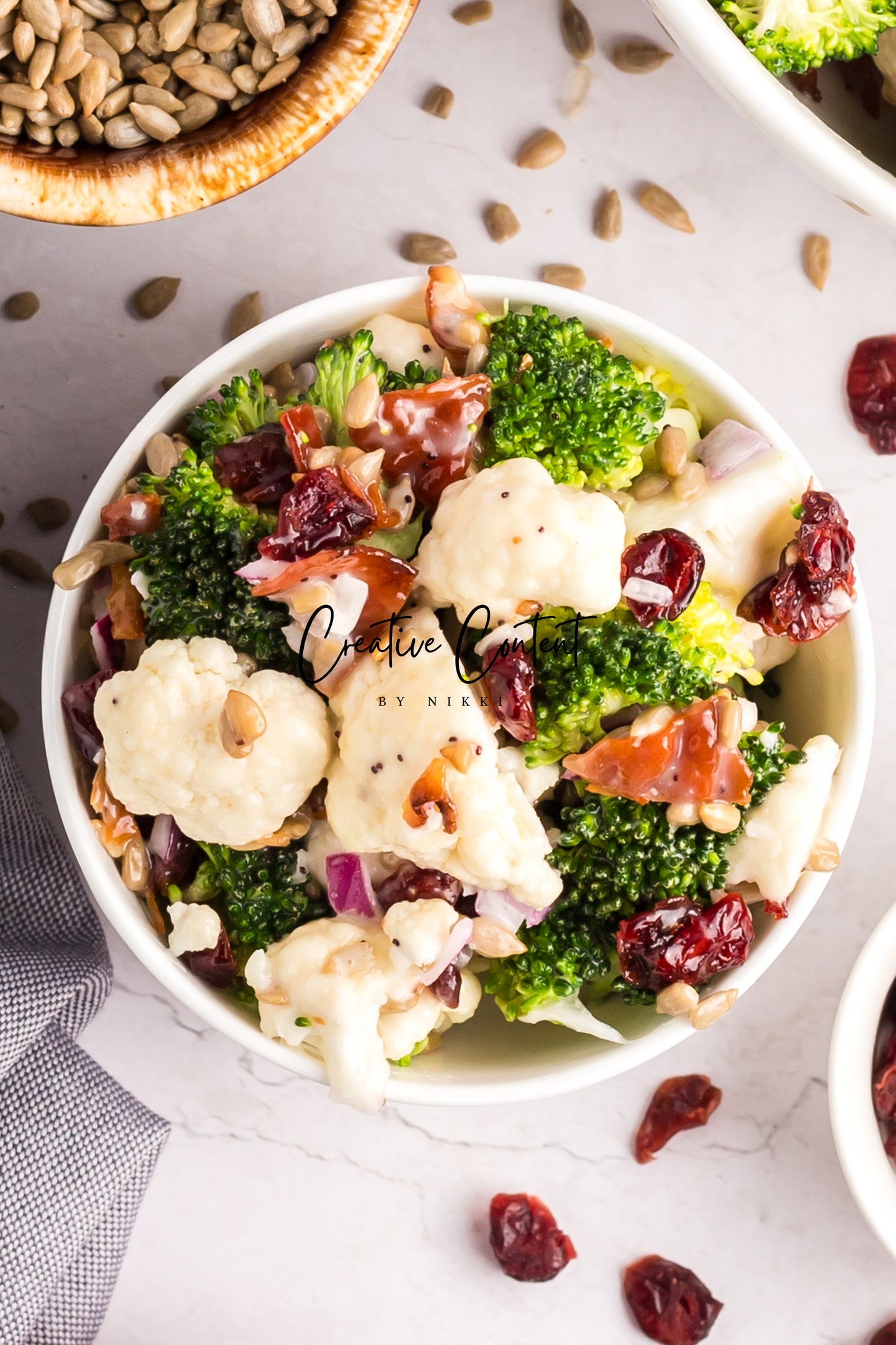 Broccoli and Cauliflower Salad - Set 1 of 2