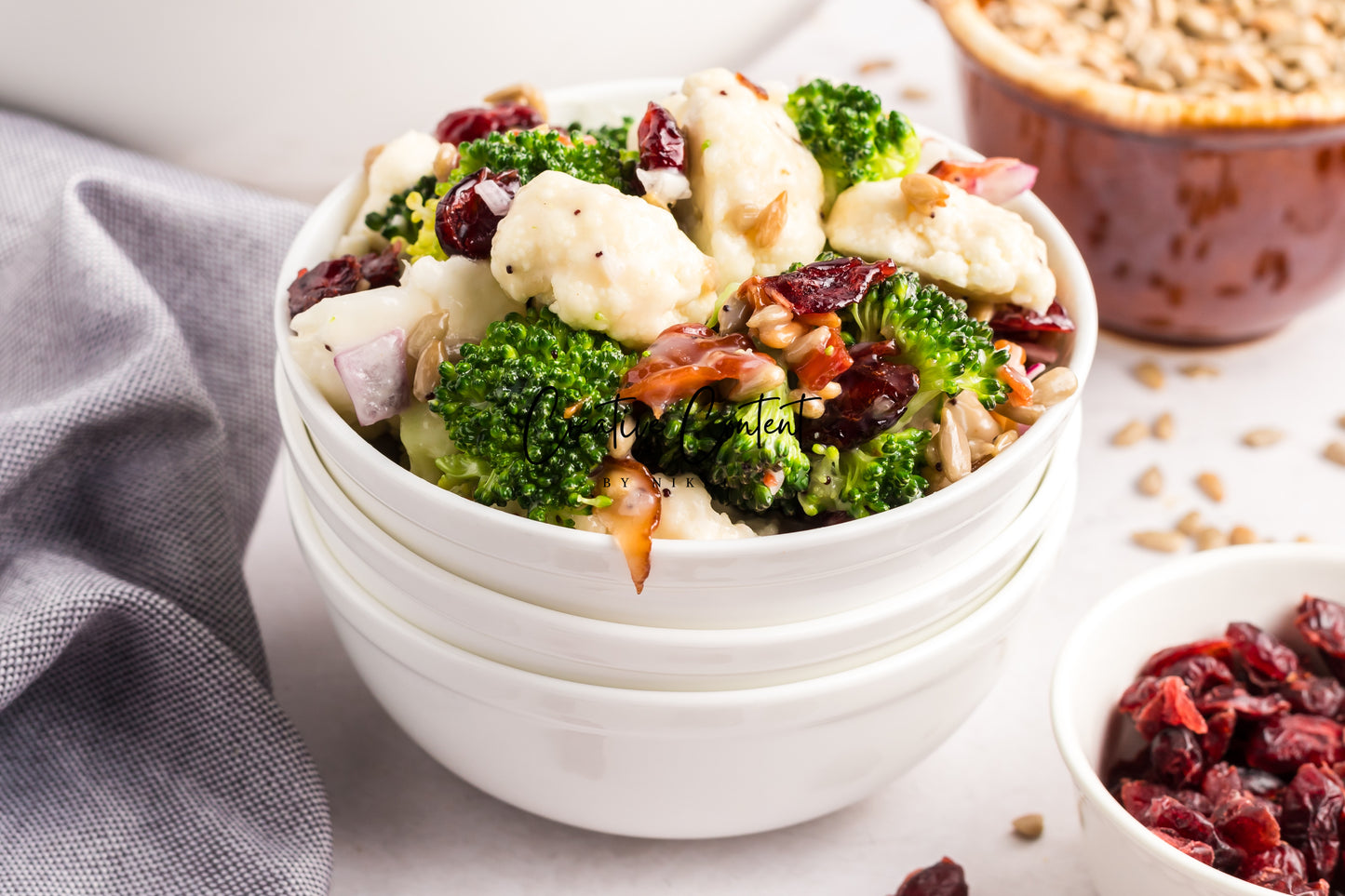 Broccoli and Cauliflower Salad - Set 1 of 2