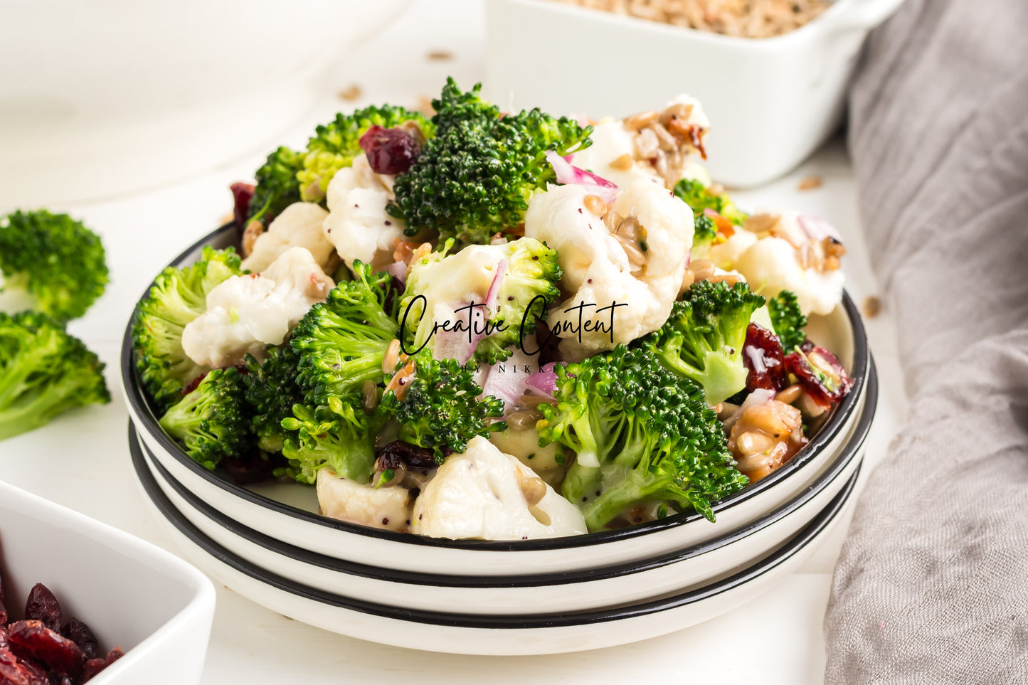 Broccoli and Cauliflower Salad - Set 2 of 2