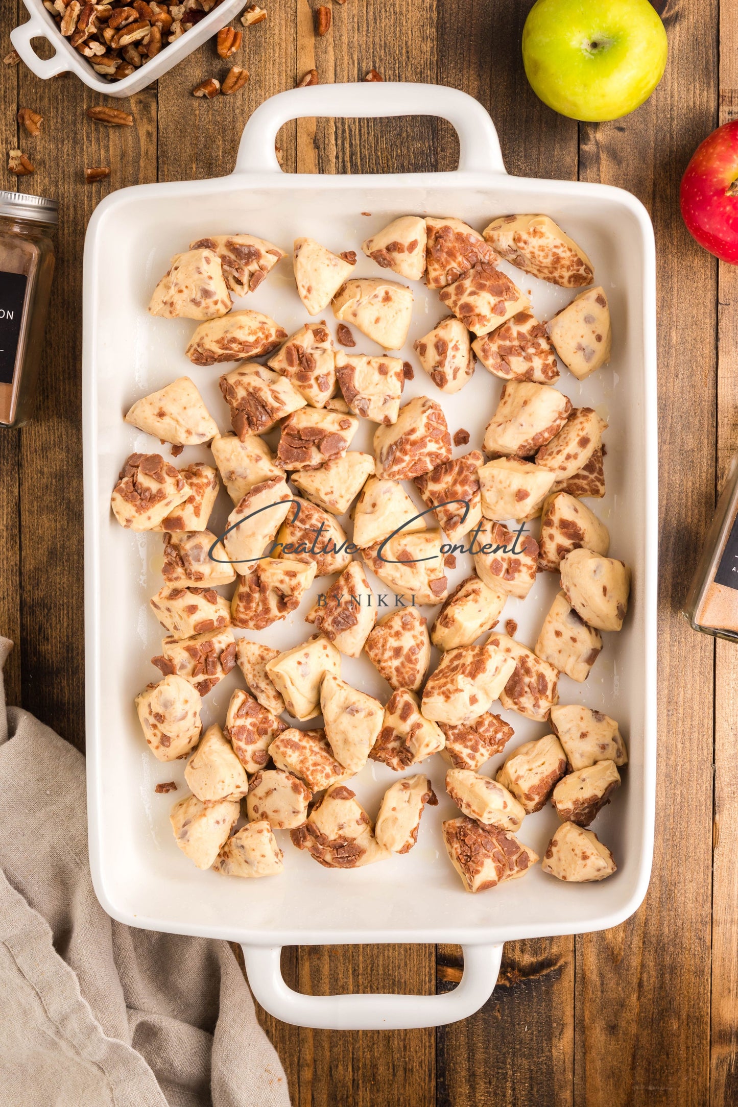 Caramel Apple Cinnamon Roll Casserole - Exclusive