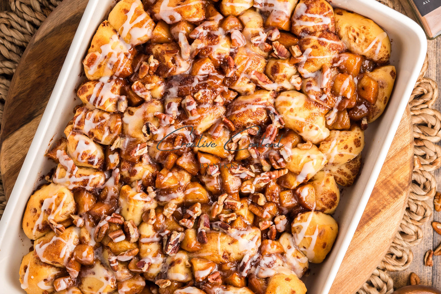 Caramel Apple Cinnamon Roll Casserole - Exclusive
