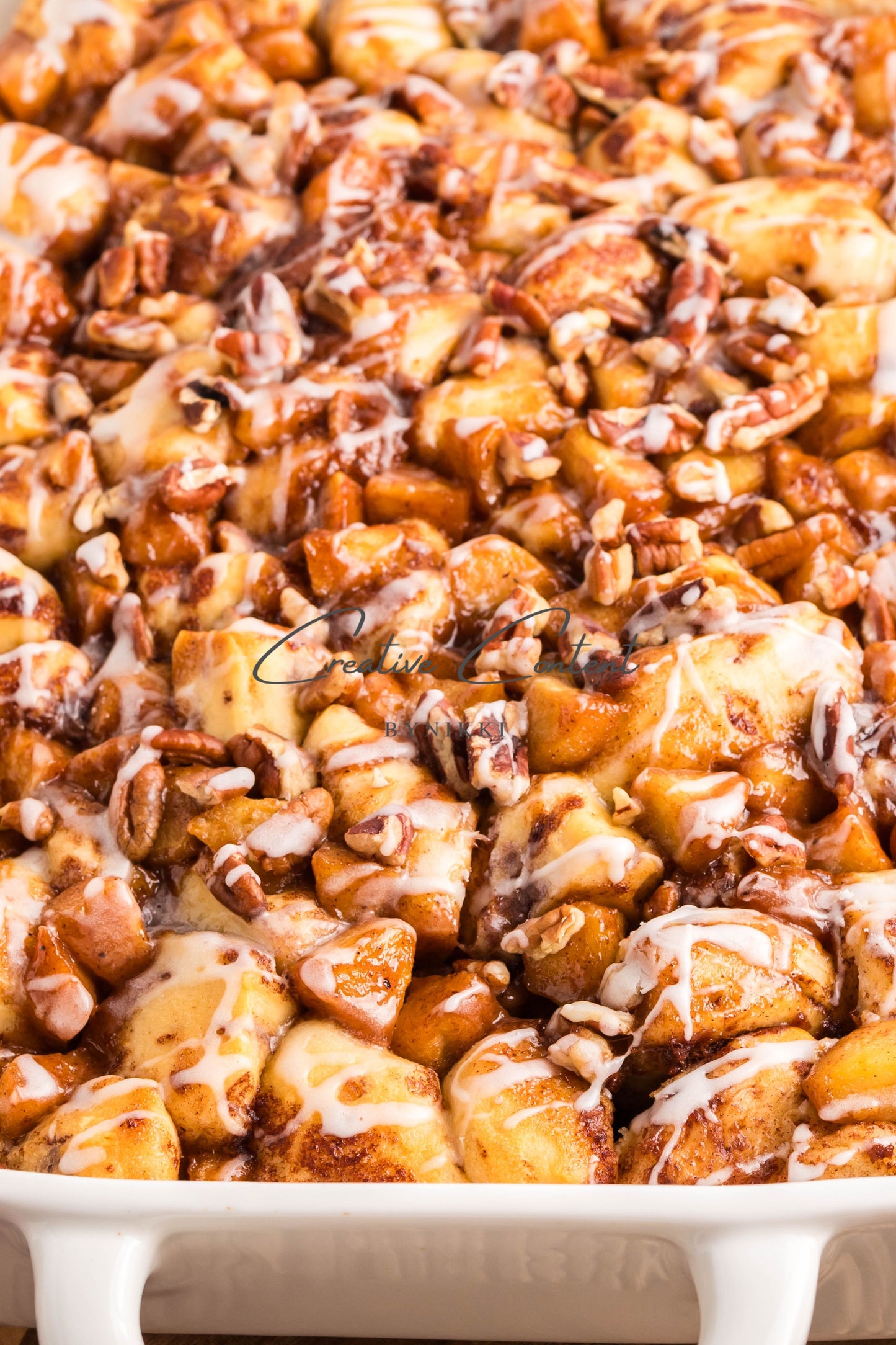 Caramel Apple Cinnamon Roll Casserole - Exclusive