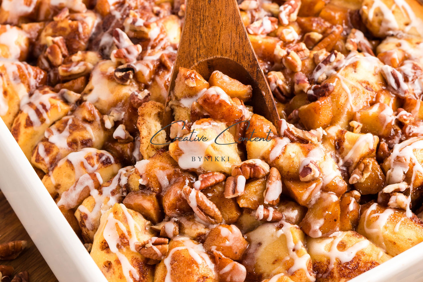Caramel Apple Cinnamon Roll Casserole - Exclusive