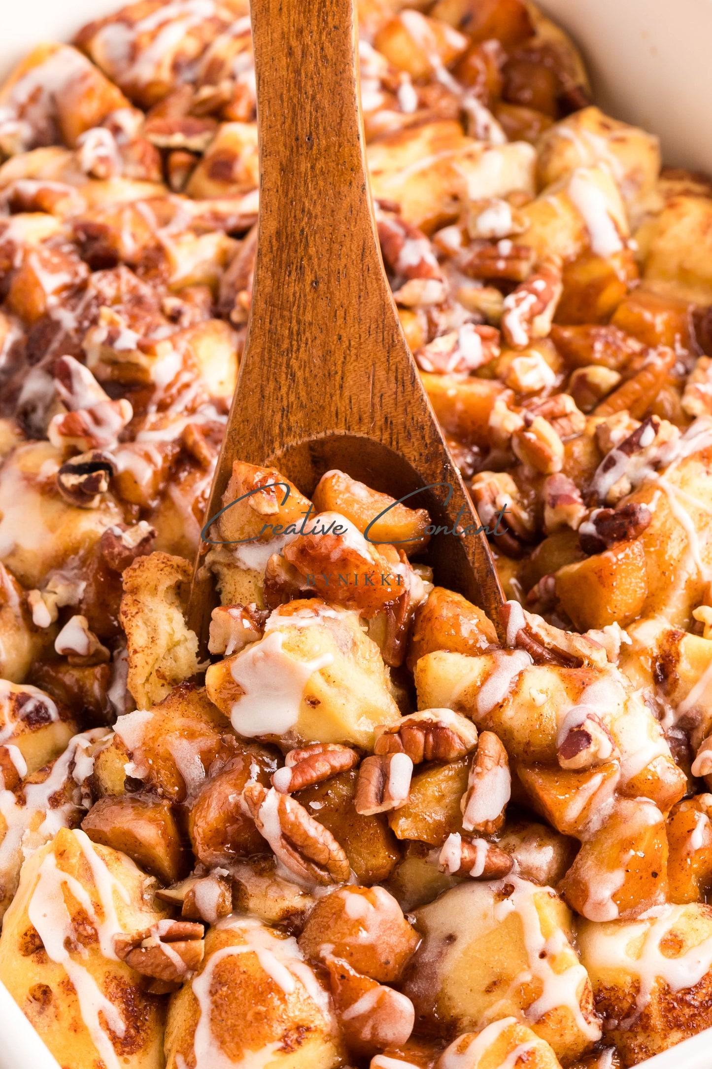 Caramel Apple Cinnamon Roll Casserole - Exclusive